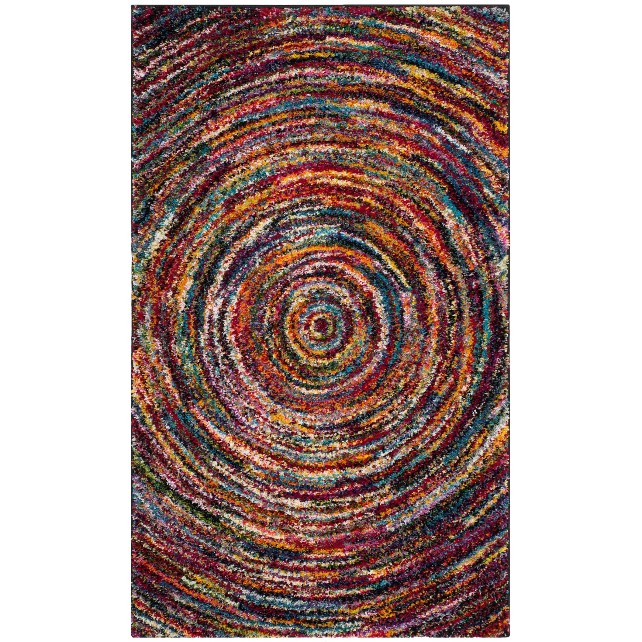 SAFAVIEH Fiesta Shag Karima Abstract Rug