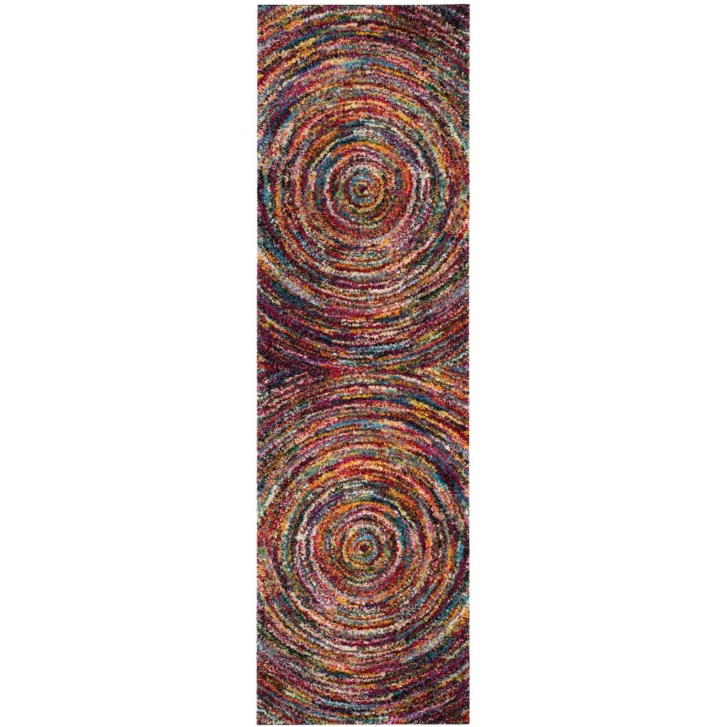 SAFAVIEH Fiesta Shag Karima Abstract Rug
