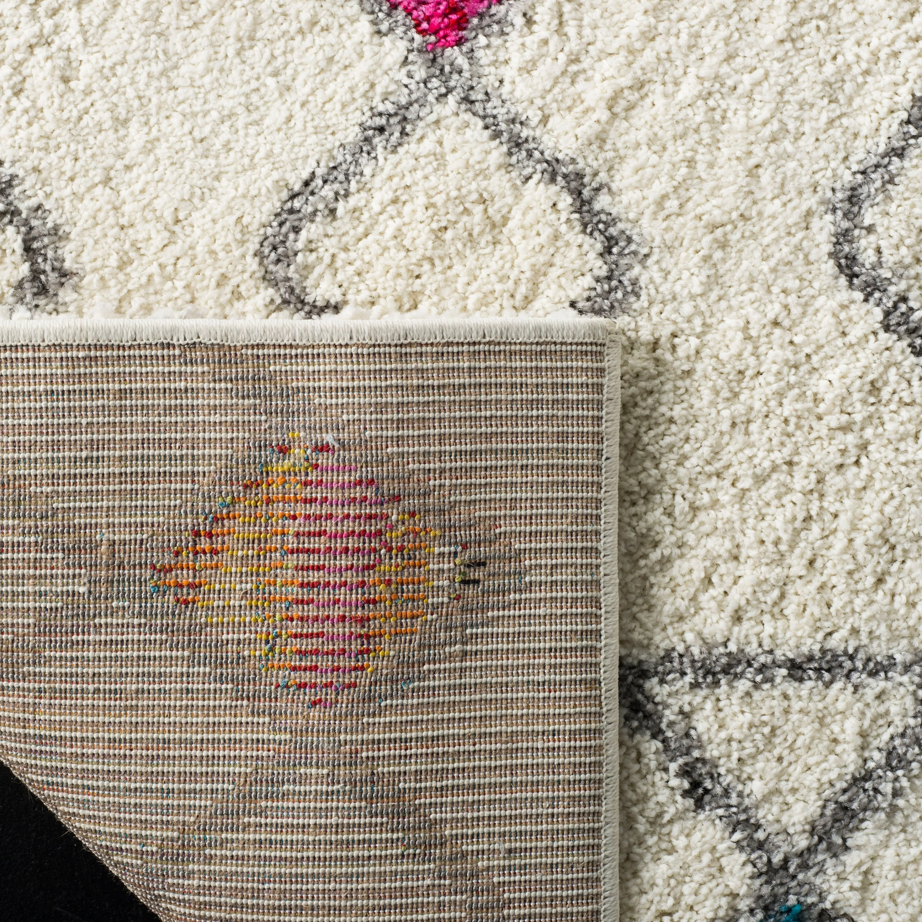 SAFAVIEH Fiesta Shag Soniea Abstract Rug