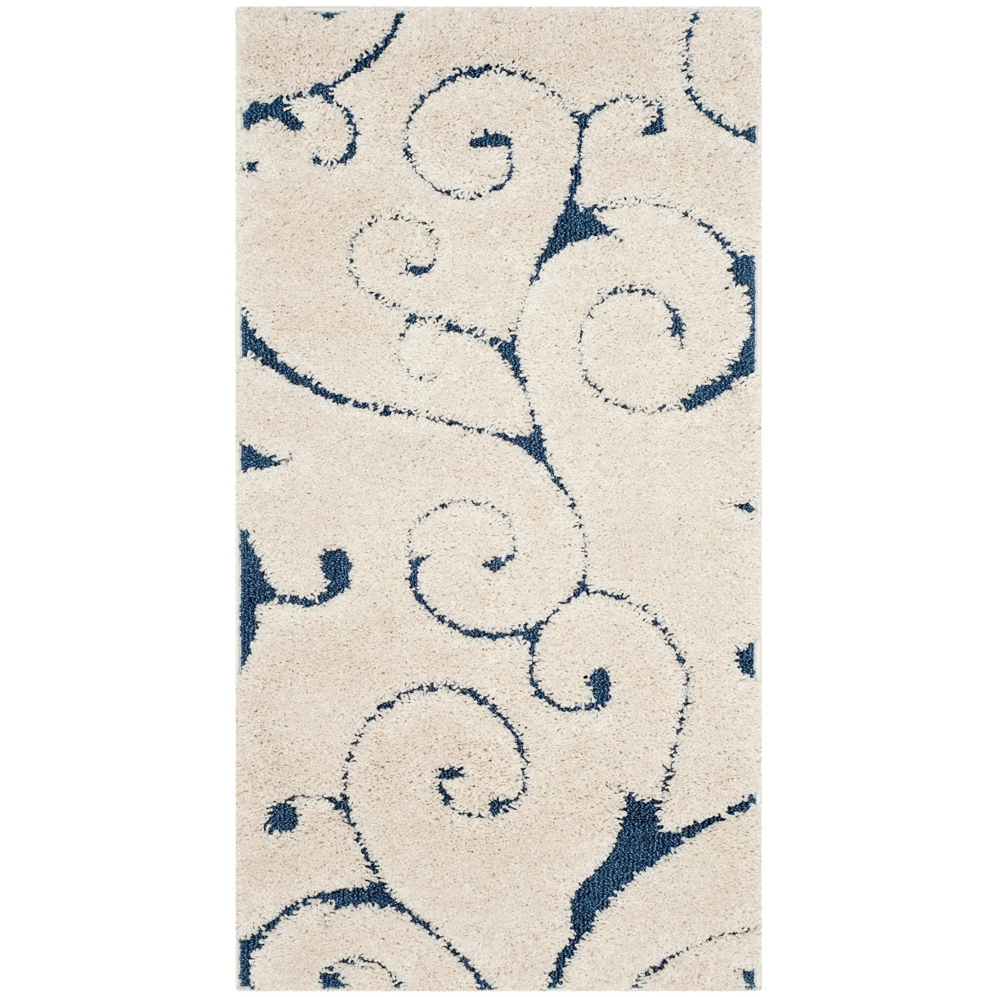 SAFAVIEH Florida Ryung Shag Scroll 1.2-inch Thick Textured Rug