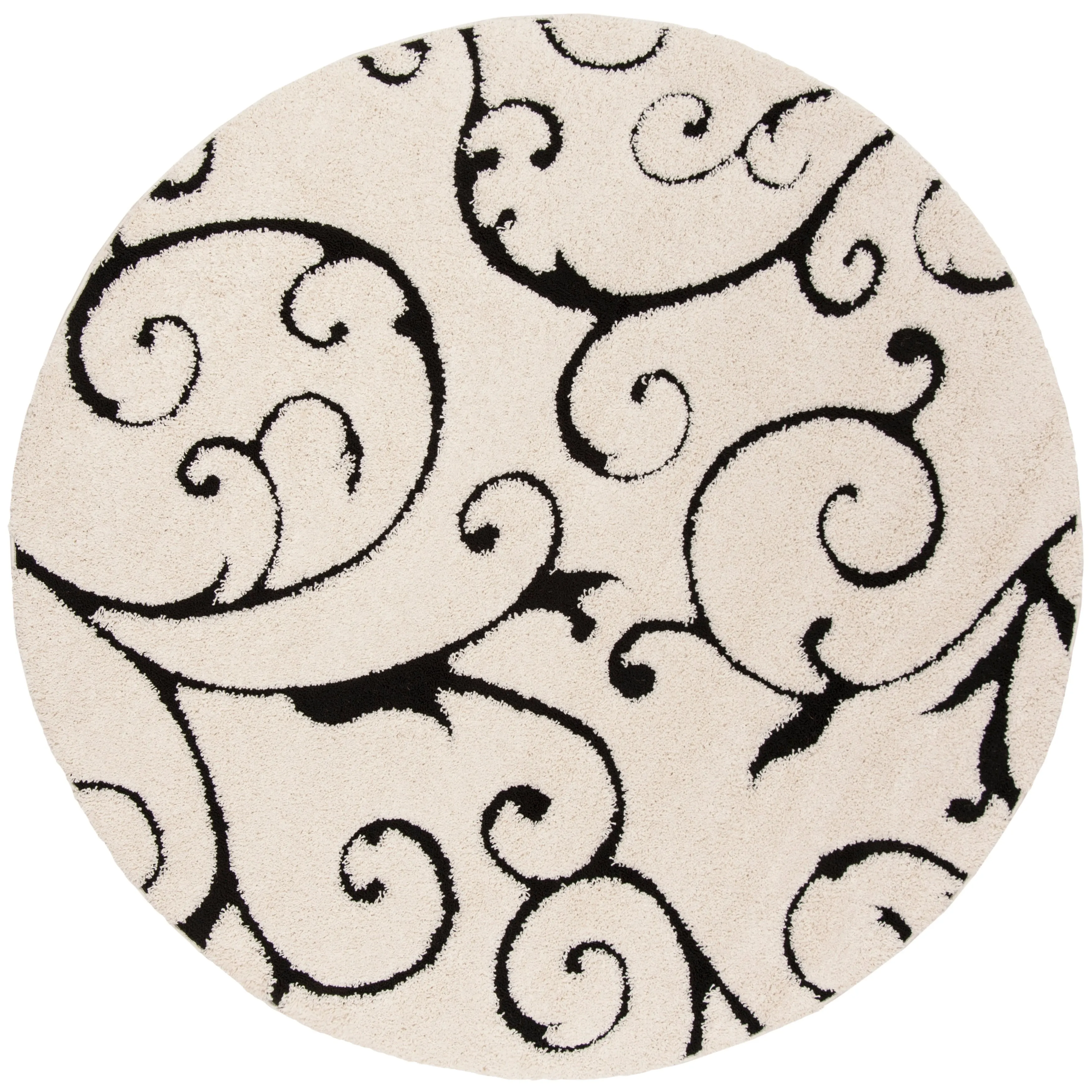 SAFAVIEH Florida Ryung Shag Scroll 1.2-inch Thick Textured Rug