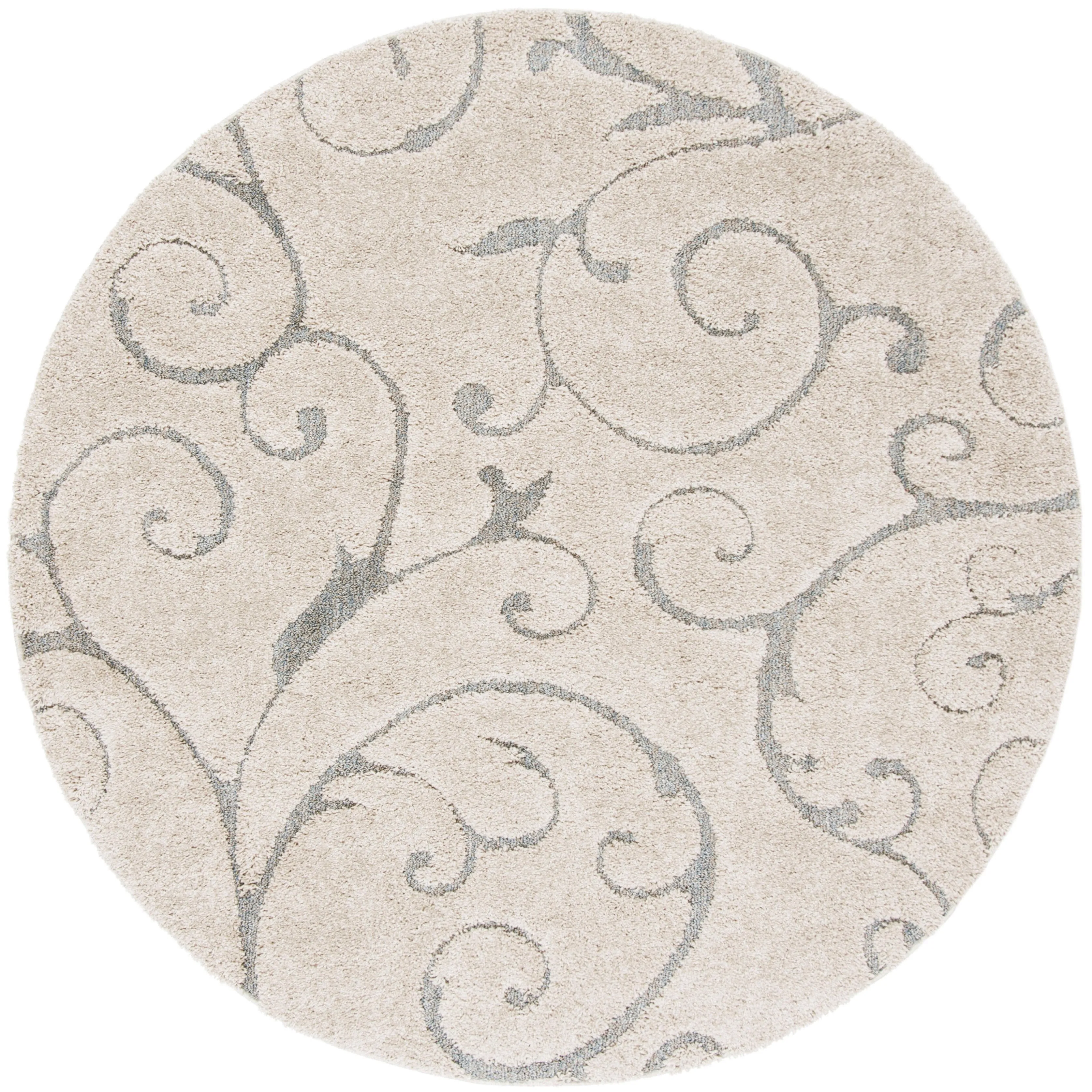 SAFAVIEH Florida Ryung Shag Scroll 1.2-inch Thick Textured Rug