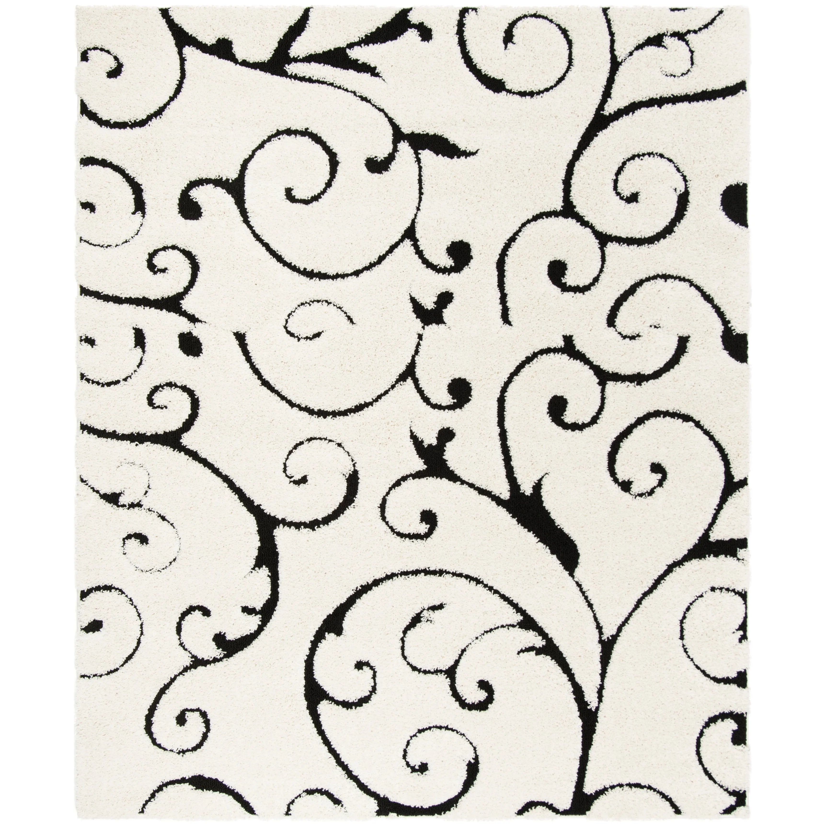 SAFAVIEH Florida Ryung Shag Scroll 1.2-inch Thick Textured Rug