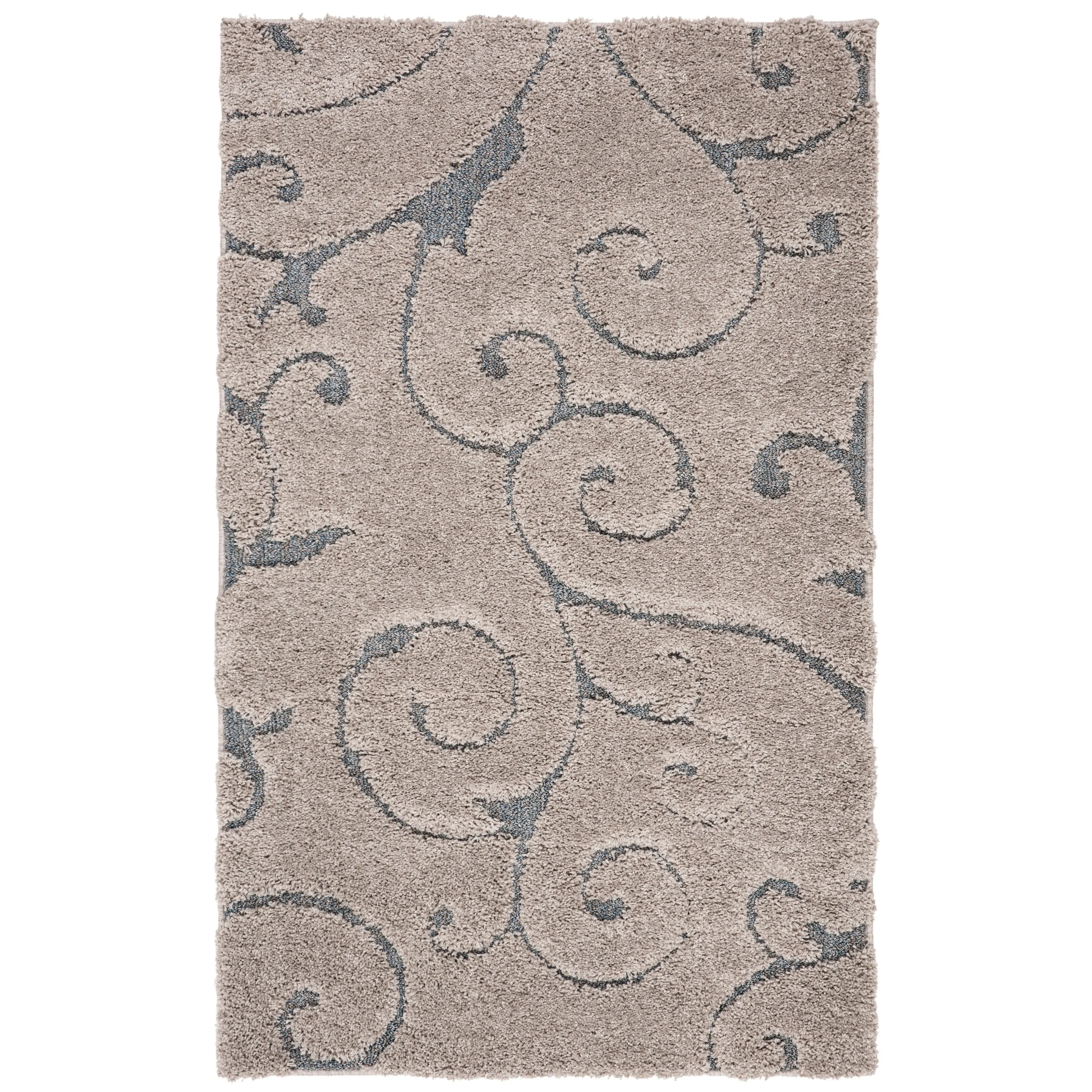 SAFAVIEH Florida Ryung Shag Scroll 1.2-inch Thick Textured Rug