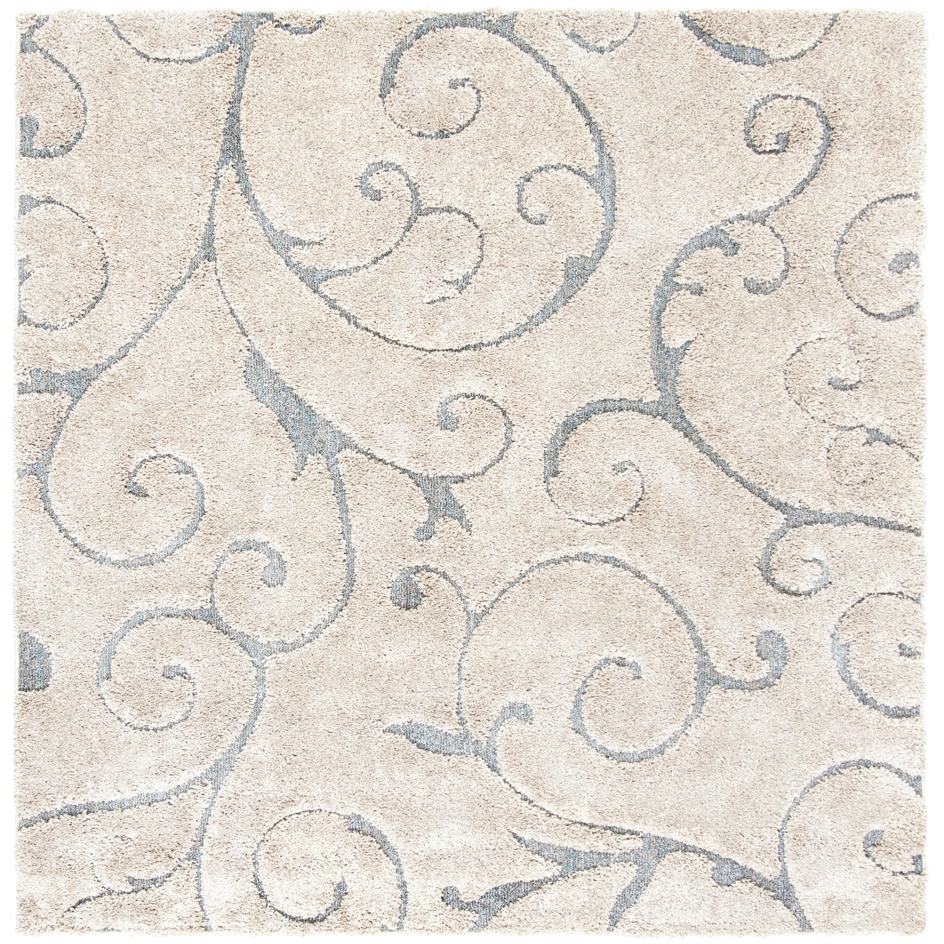 SAFAVIEH Florida Ryung Shag Scroll 1.2-inch Thick Textured Rug