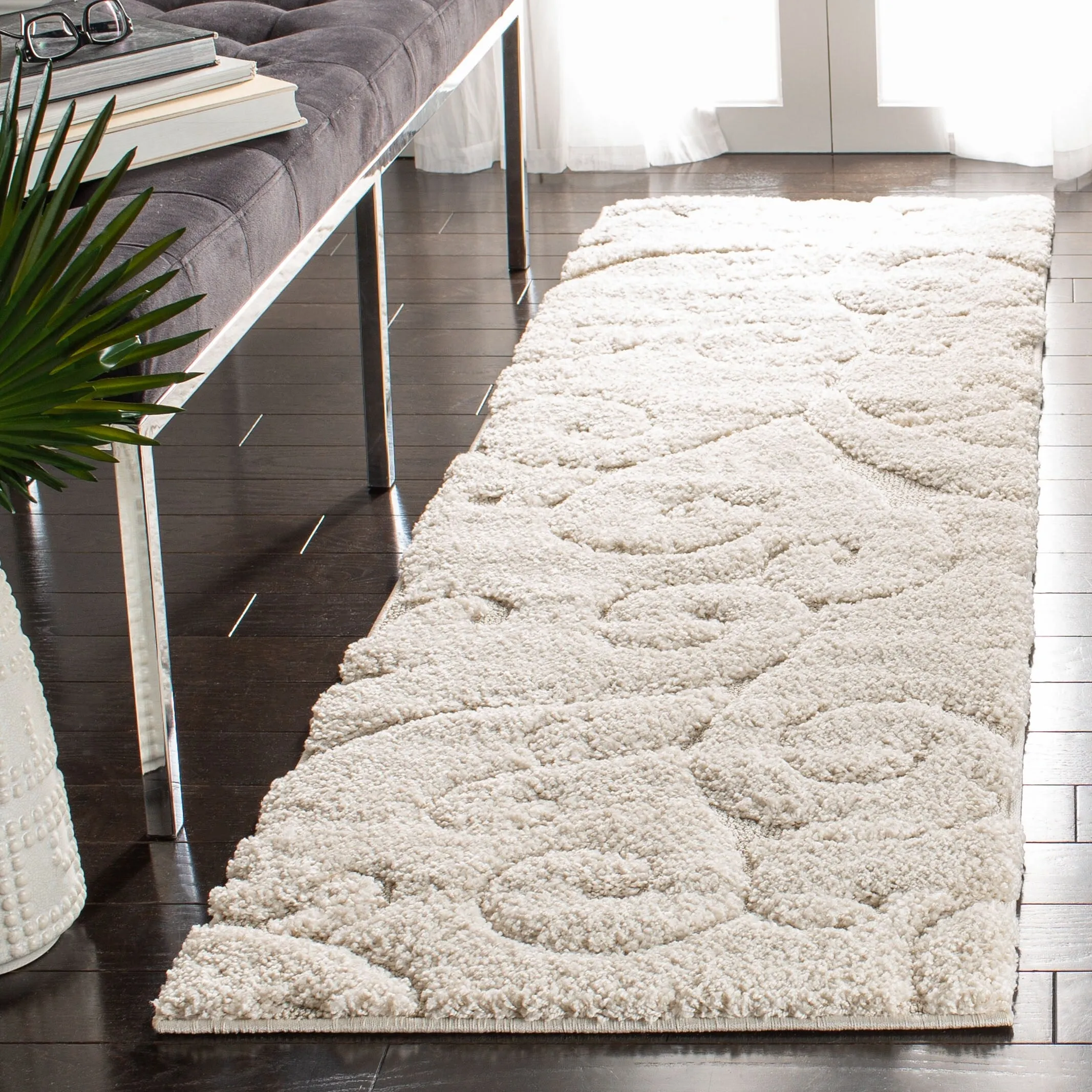 SAFAVIEH Florida Ryung Shag Scroll 1.2-inch Thick Textured Rug