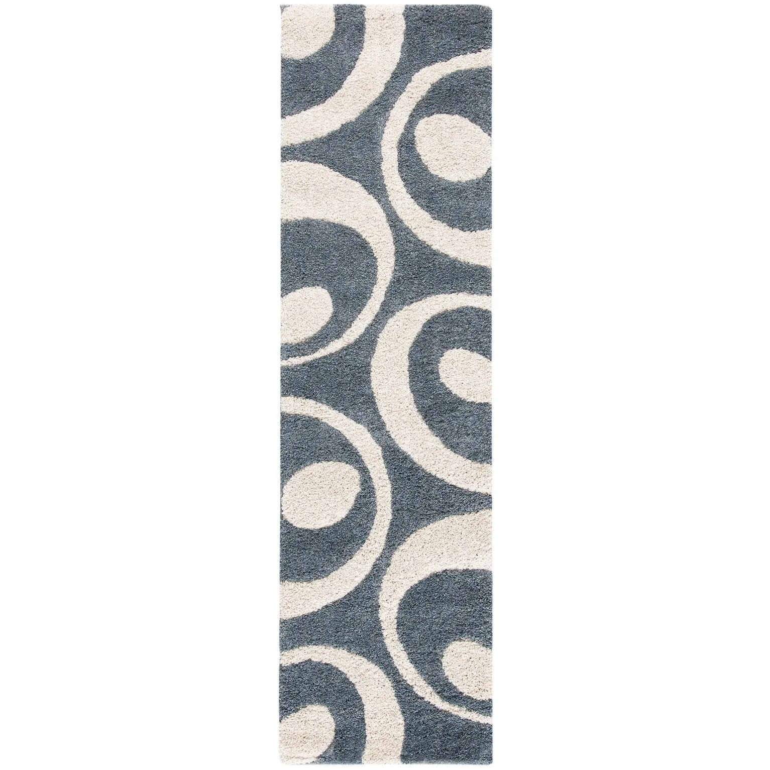 SAFAVIEH Florida Shag Rositha Abstract 1.2-inch Thick Rug