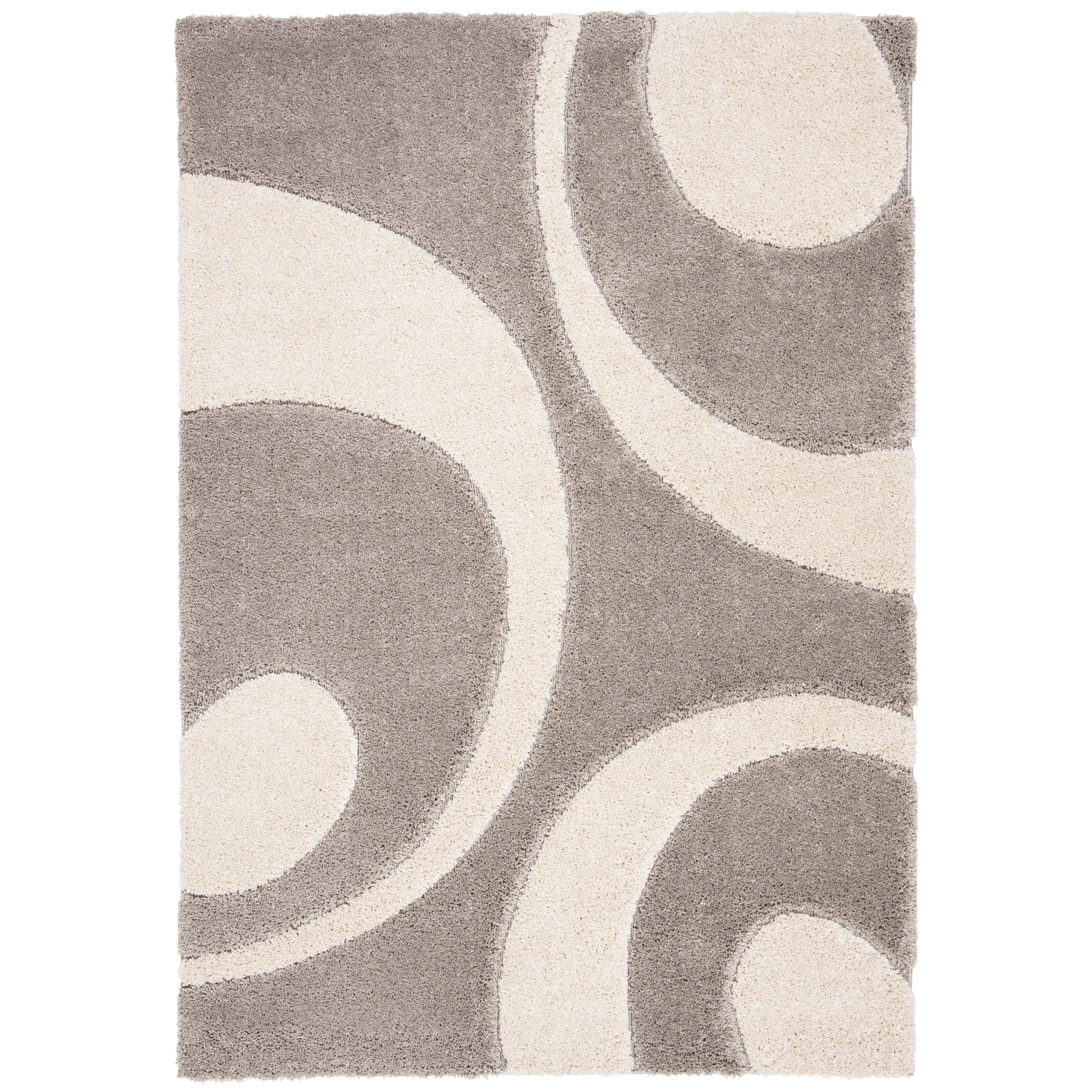 SAFAVIEH Florida Shag Rositha Abstract 1.2-inch Thick Rug