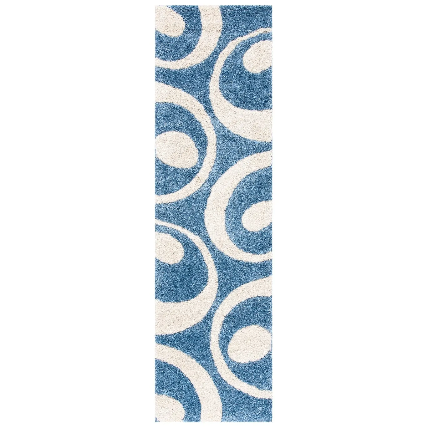 SAFAVIEH Florida Shag Rositha Abstract 1.2-inch Thick Rug