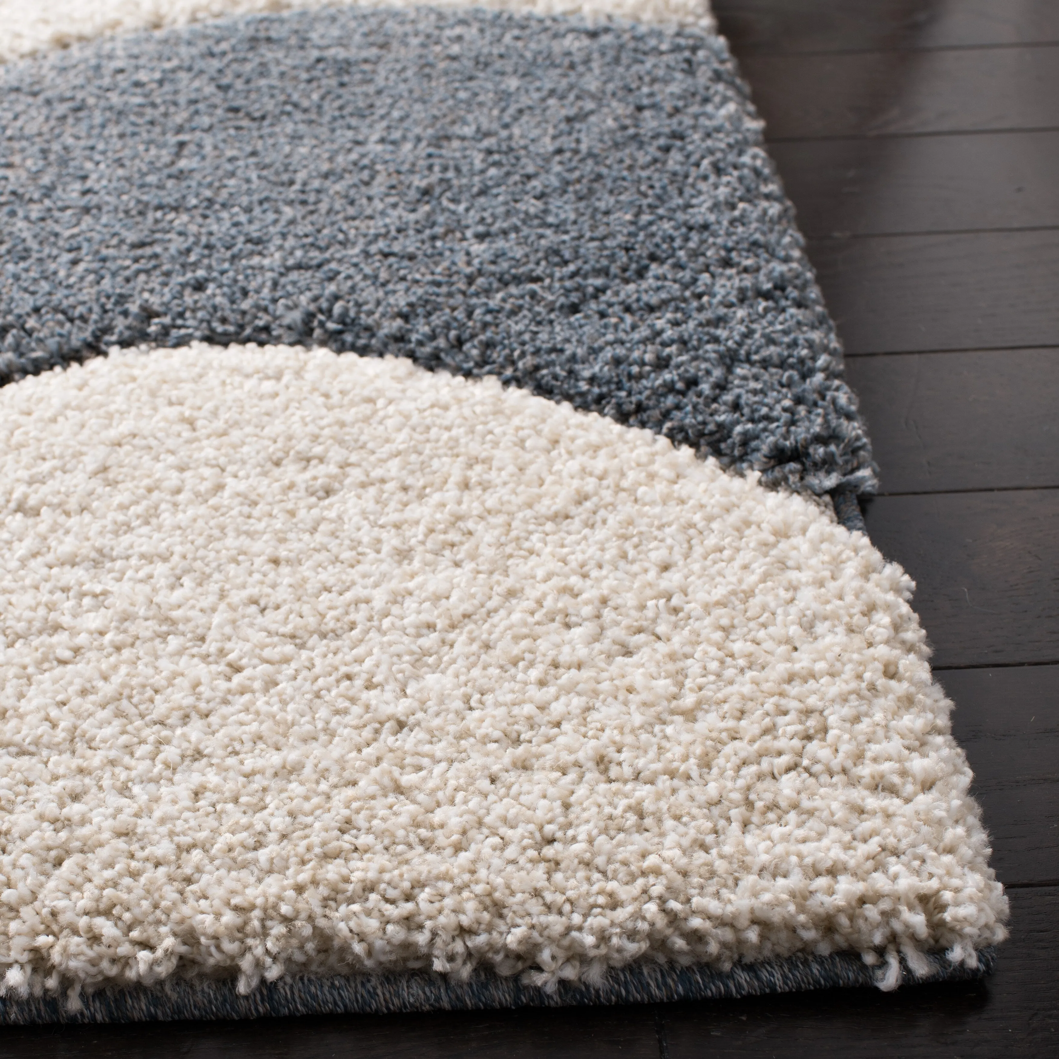 SAFAVIEH Florida Shag Rositha Abstract 1.2-inch Thick Rug