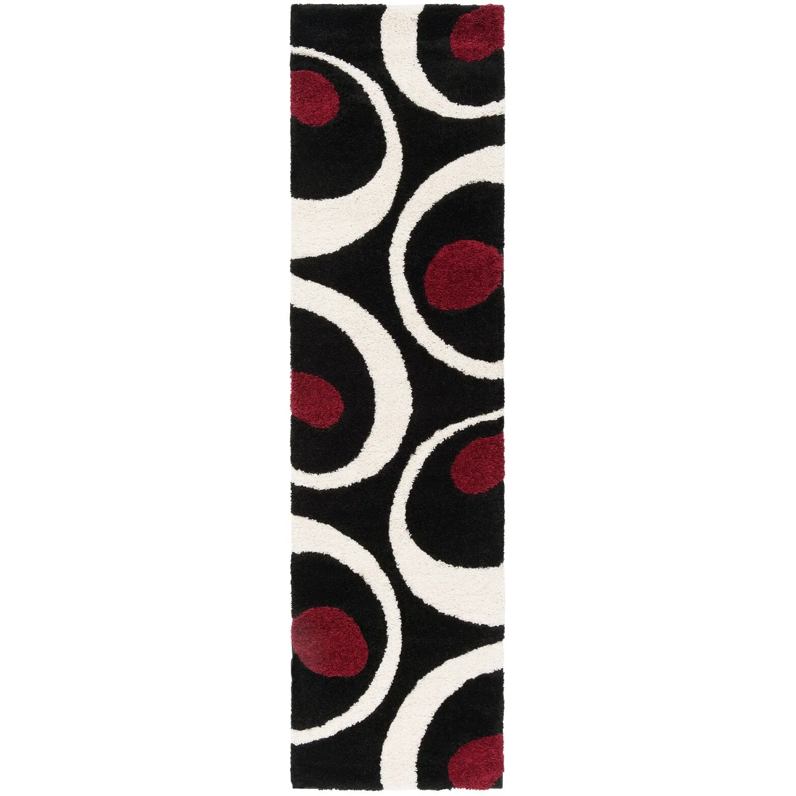 SAFAVIEH Florida Shag Rositha Abstract 1.2-inch Thick Rug