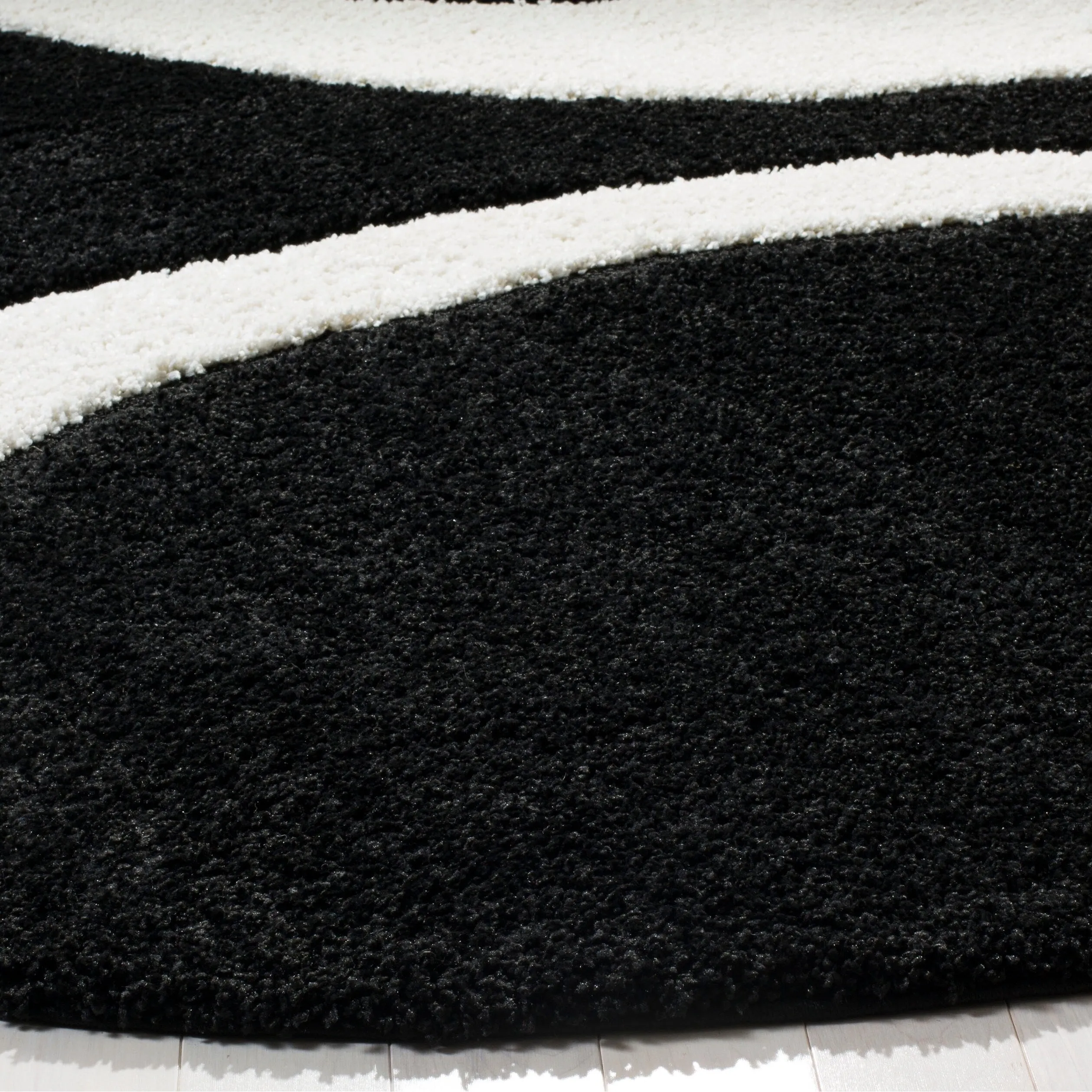 SAFAVIEH Florida Shag Rositha Abstract 1.2-inch Thick Rug