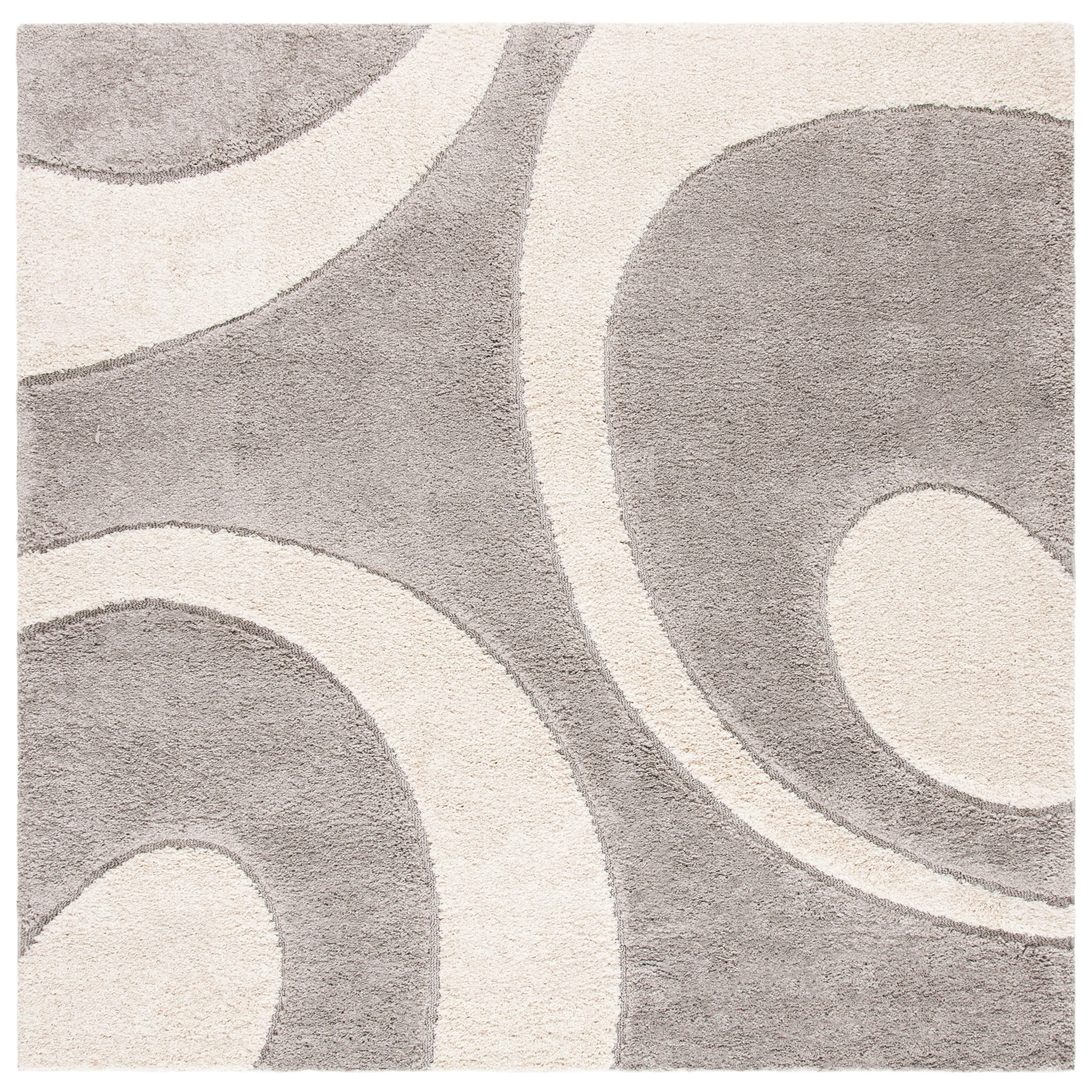 SAFAVIEH Florida Shag Rositha Abstract 1.2-inch Thick Rug