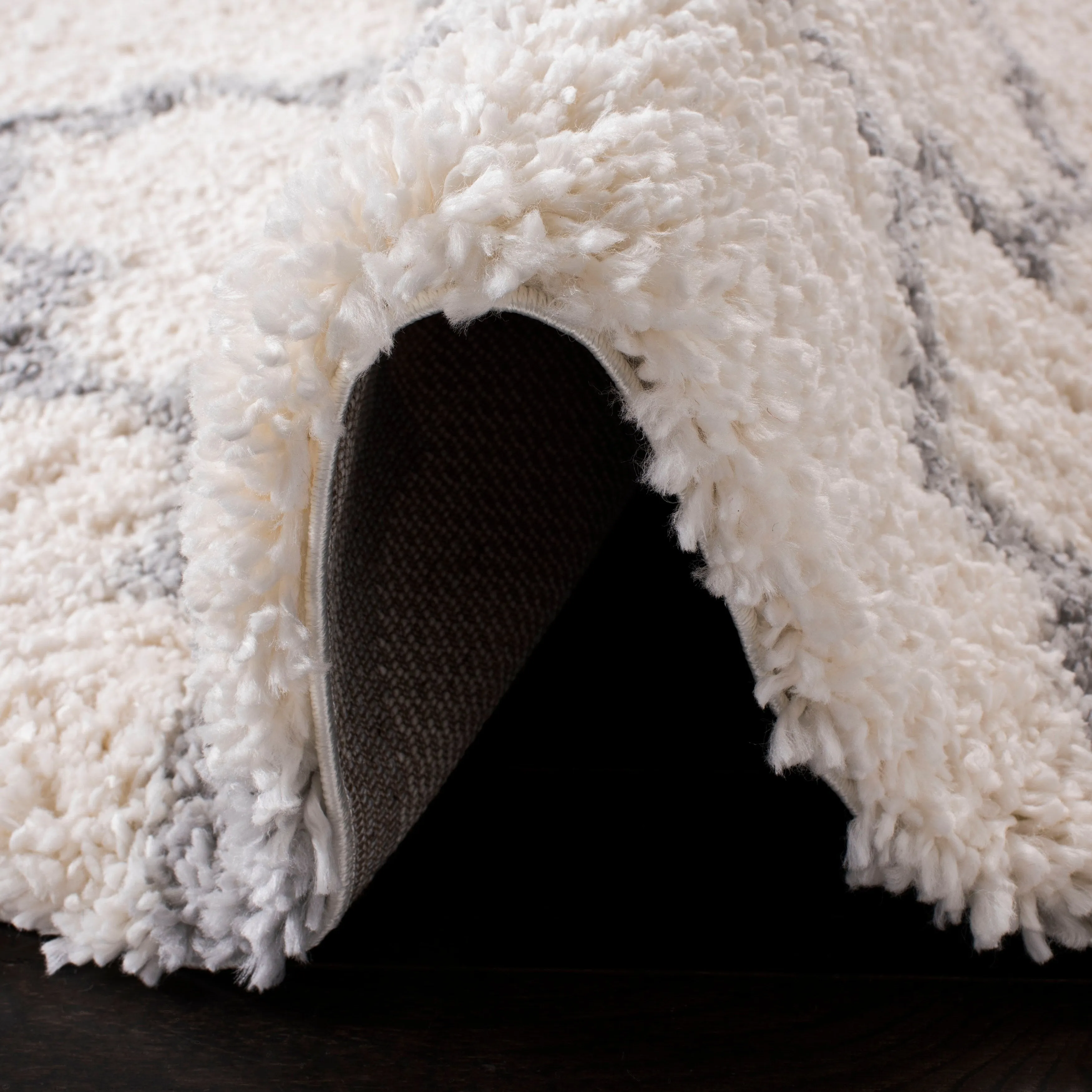 SAFAVIEH Fontana Shag Evor Trellis 2-inch Thick Rug