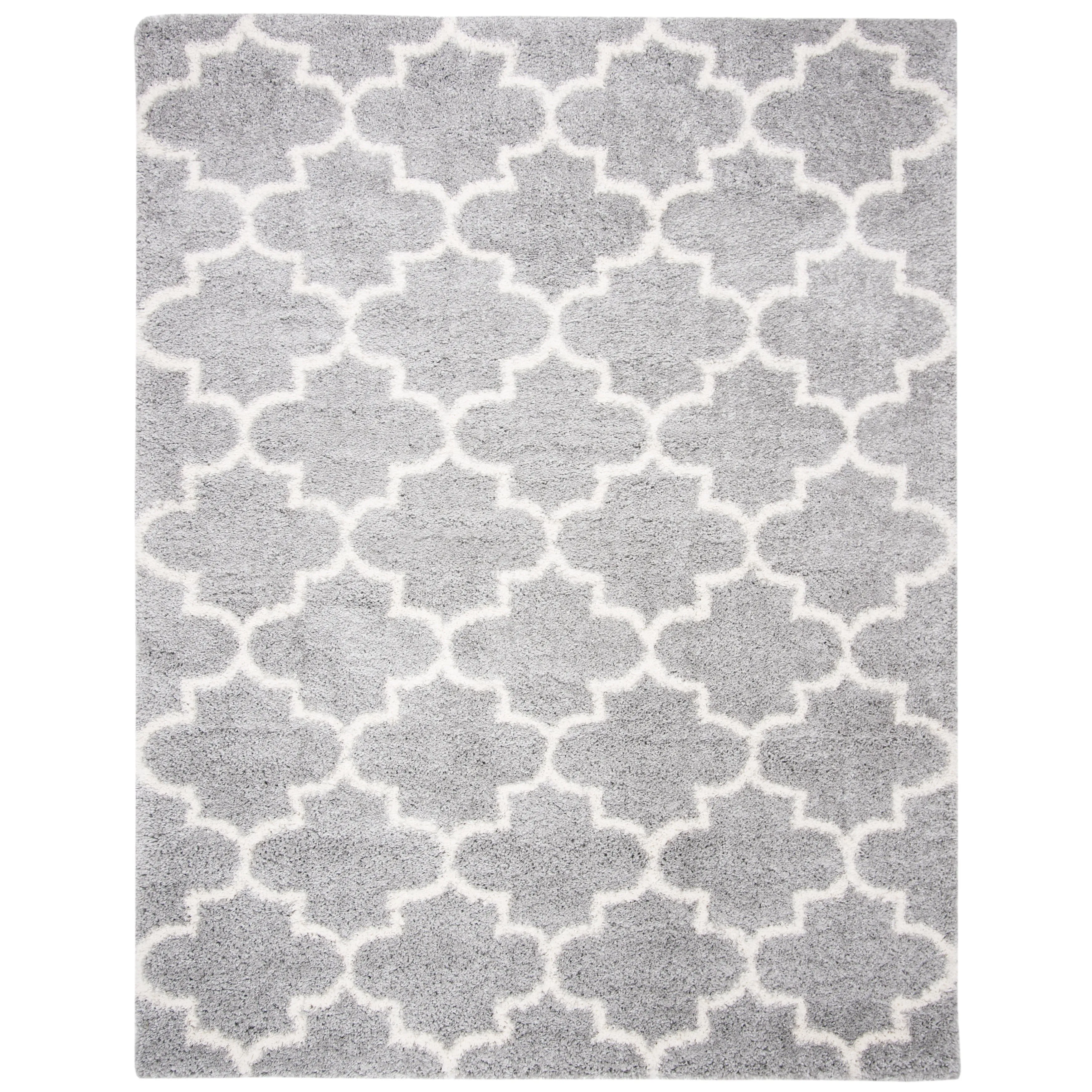 SAFAVIEH Fontana Shag Evor Trellis 2-inch Thick Rug