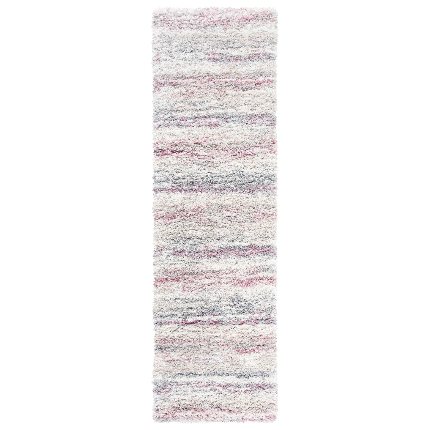 SAFAVIEH Fontana Shag Mevlide Modern Stripe 2-inch Thick Rug