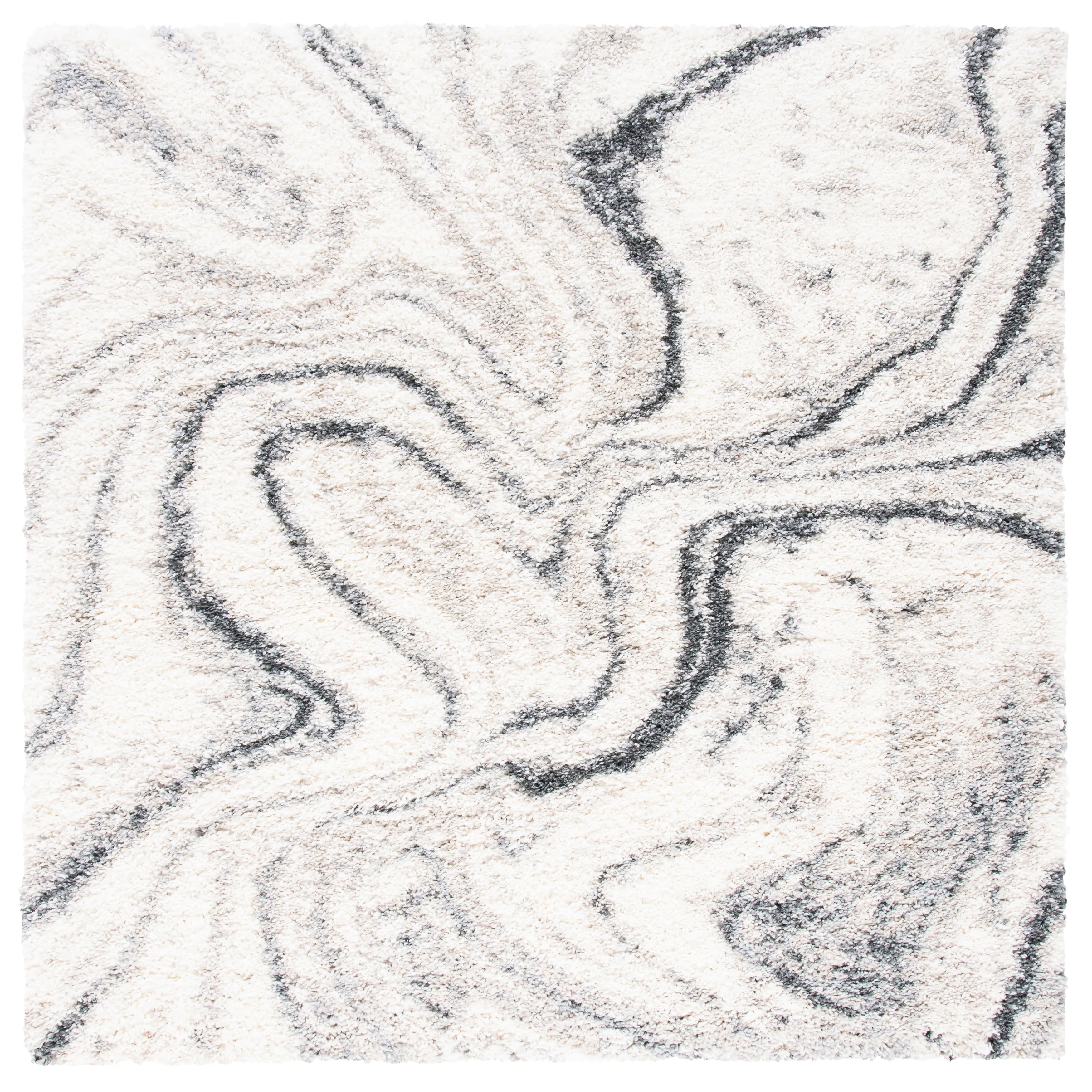 SAFAVIEH. Fontana Shag Zviya Modern Abstract 2-inch Thick Rug