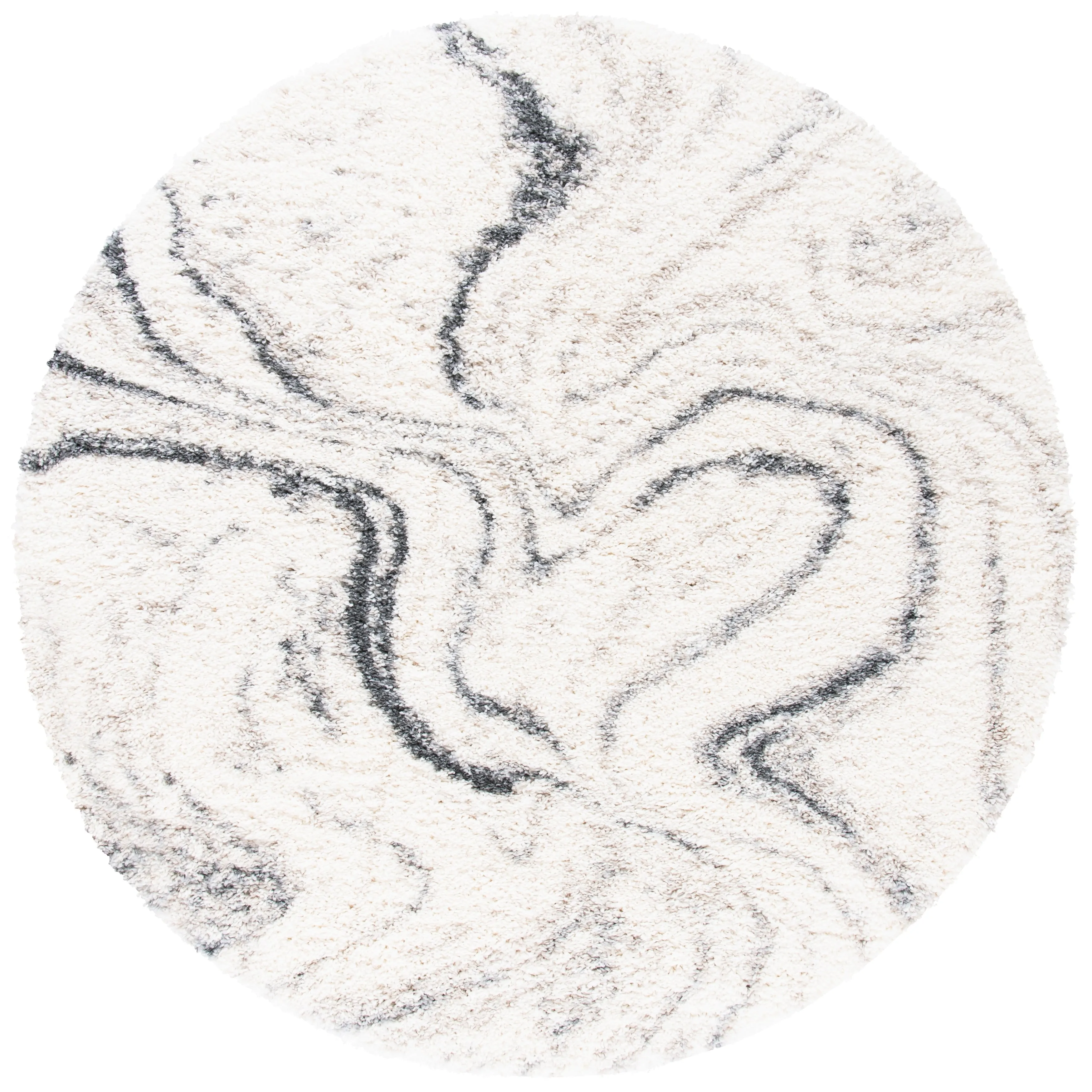 SAFAVIEH. Fontana Shag Zviya Modern Abstract 2-inch Thick Rug
