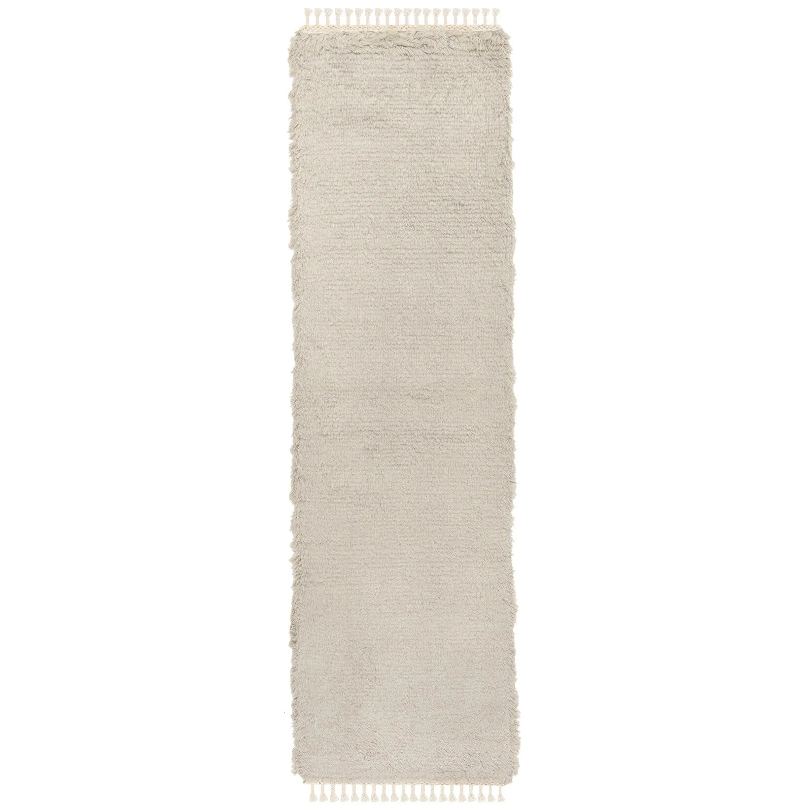 SAFAVIEH Hand-knotted Casablanca Shag Seva Tribal Wool Rug