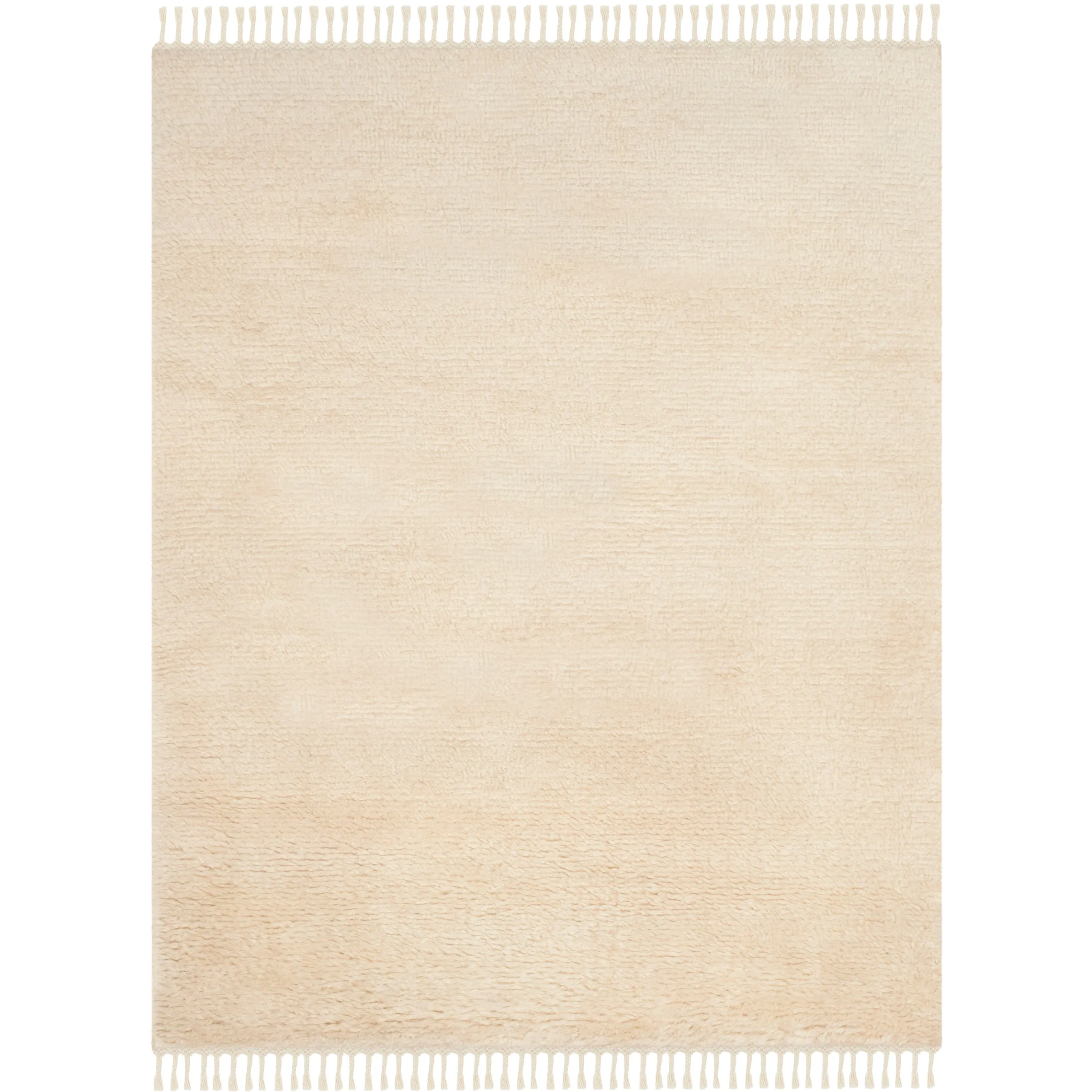 SAFAVIEH Hand-knotted Casablanca Shag Seva Tribal Wool Rug