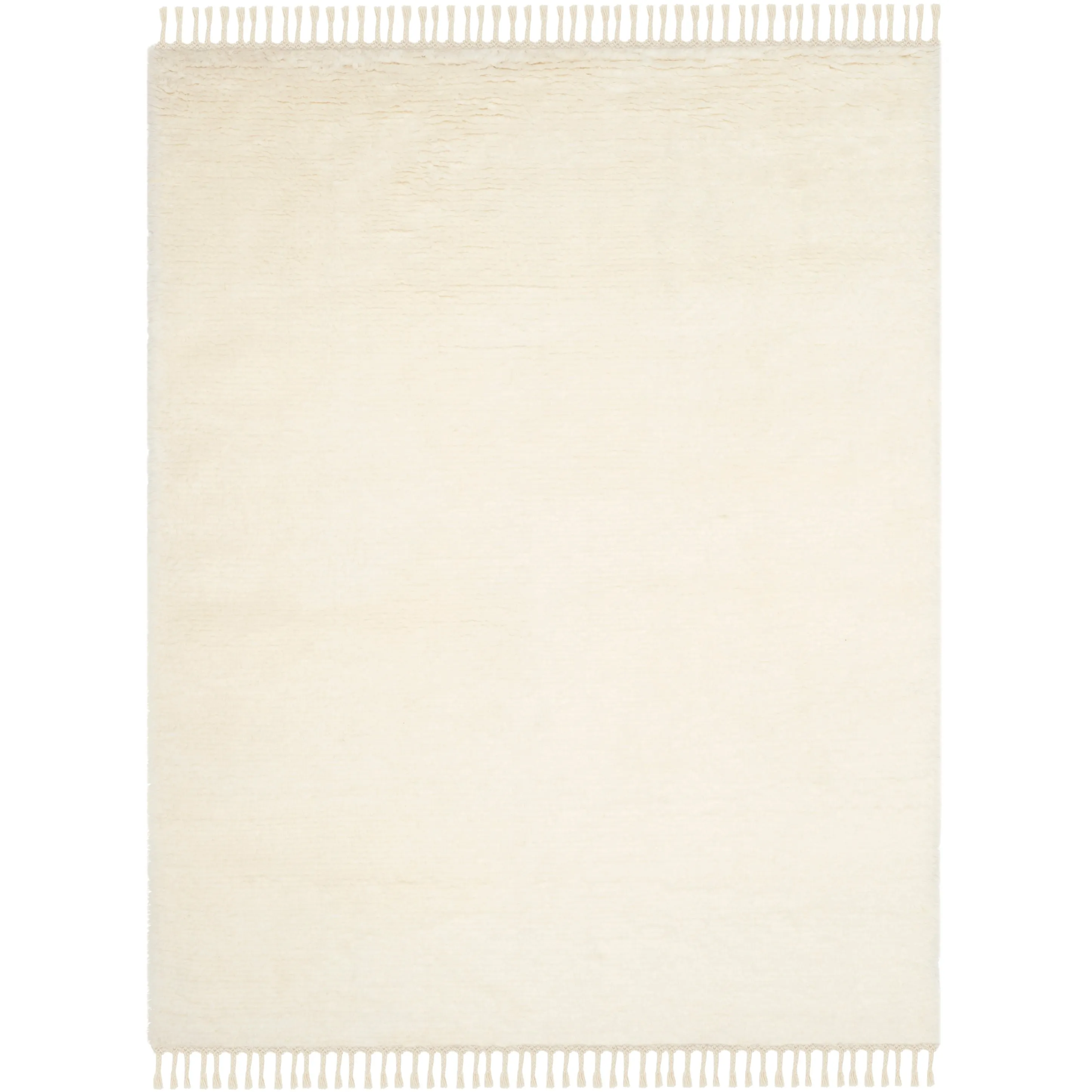 SAFAVIEH Hand-knotted Casablanca Shag Seva Tribal Wool Rug