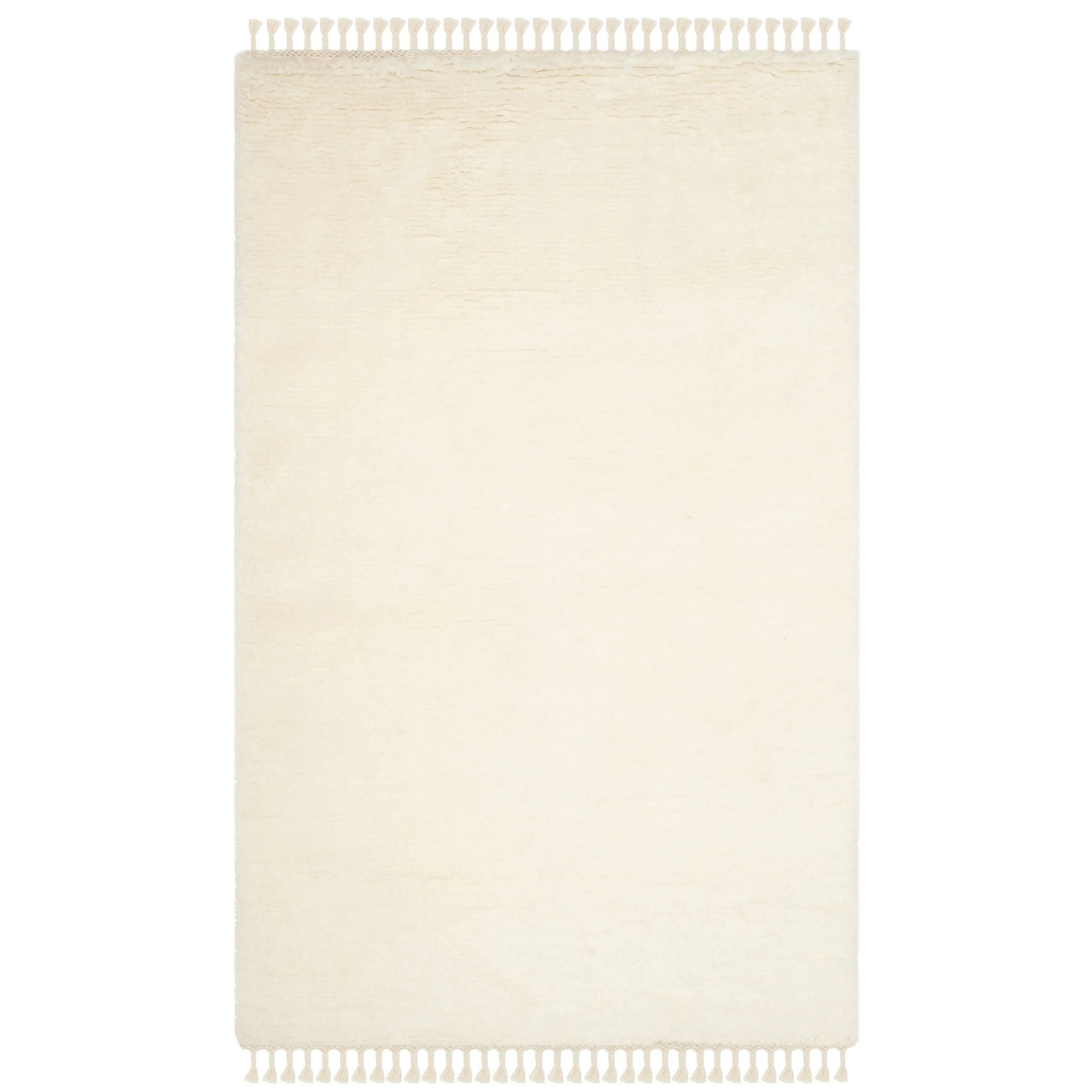 SAFAVIEH Hand-knotted Casablanca Shag Seva Tribal Wool Rug