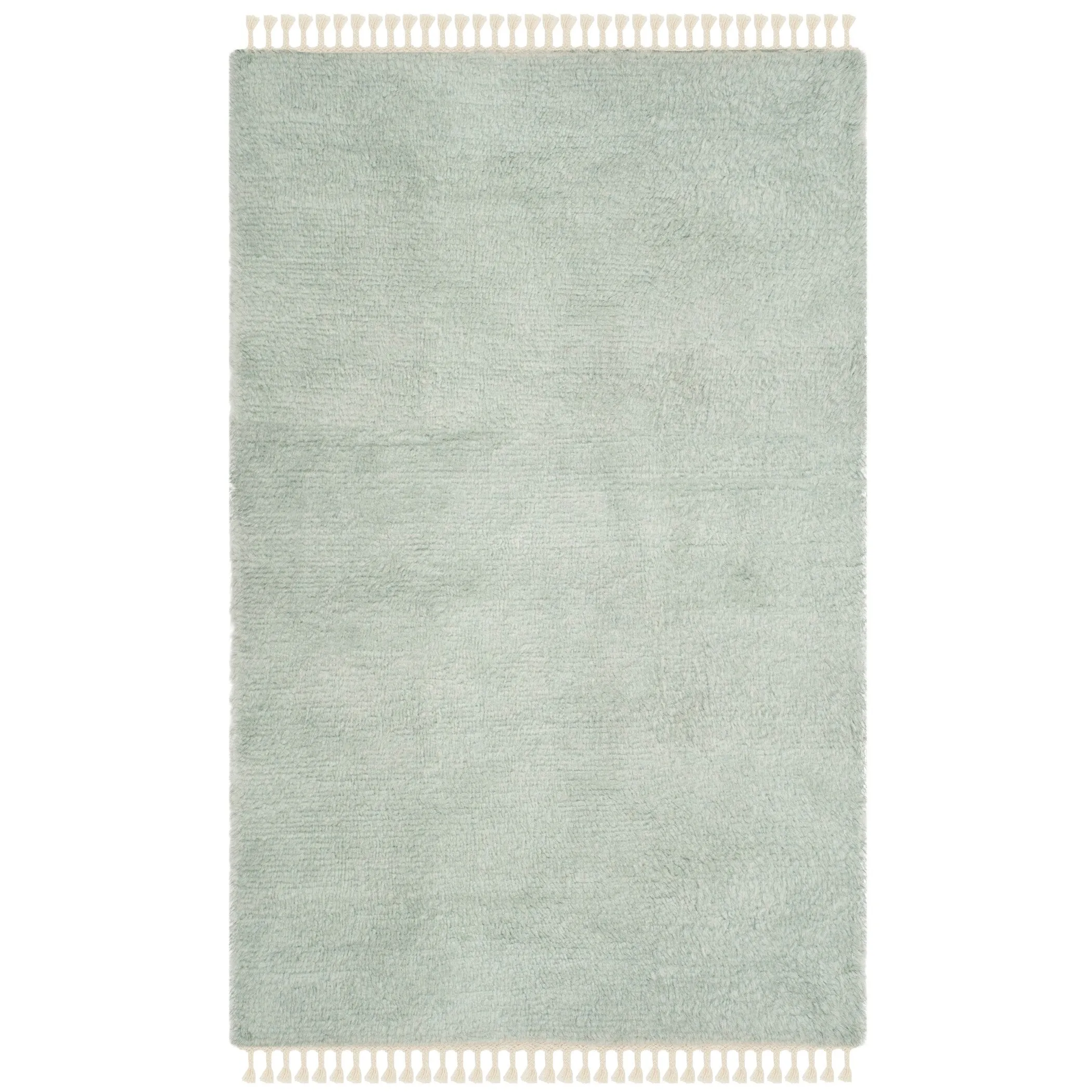 SAFAVIEH Hand-knotted Casablanca Shag Seva Tribal Wool Rug