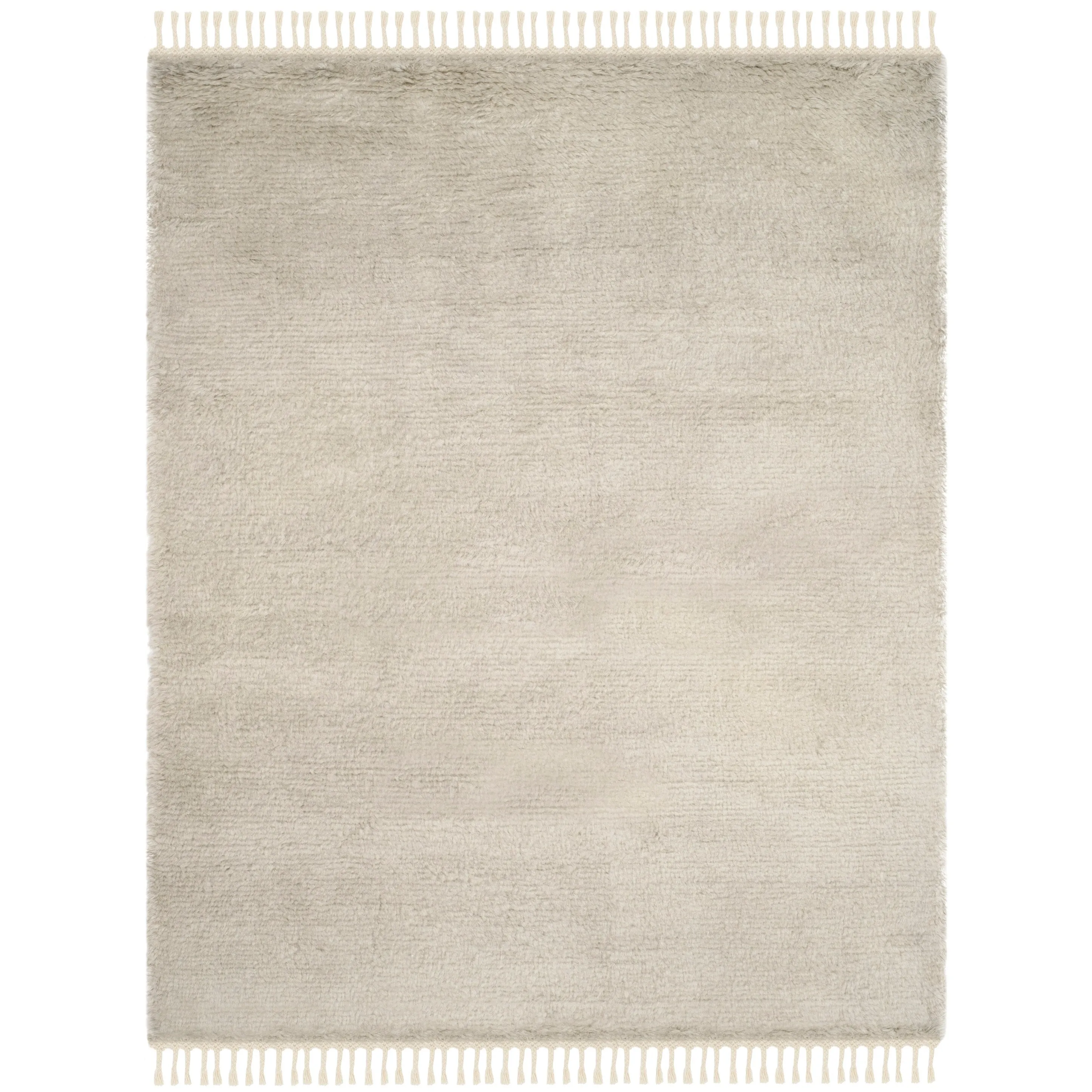 SAFAVIEH Hand-knotted Casablanca Shag Seva Tribal Wool Rug