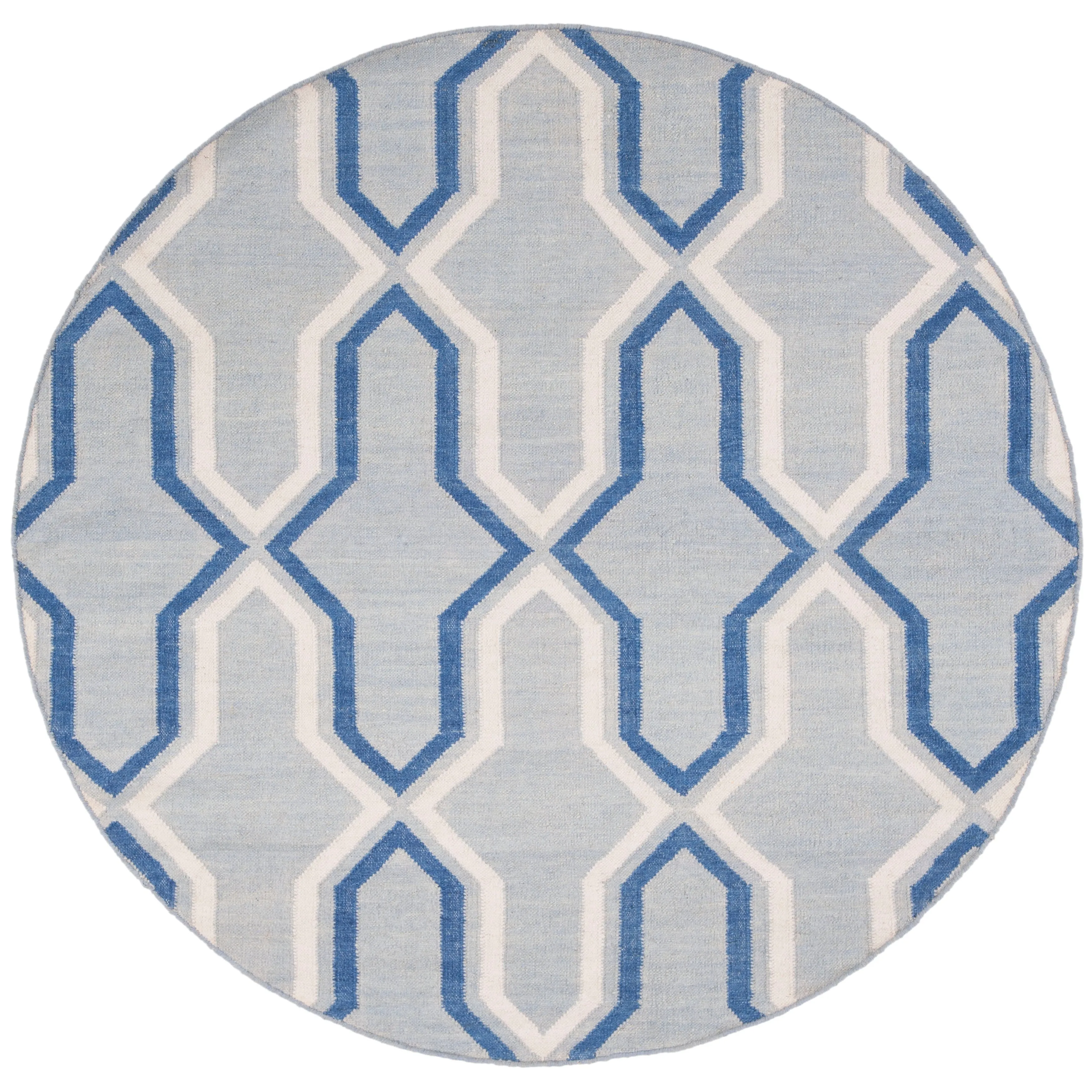 SAFAVIEH Hand-woven Moroccan Marissa Reversible Dhurrie Purple Wool Rug