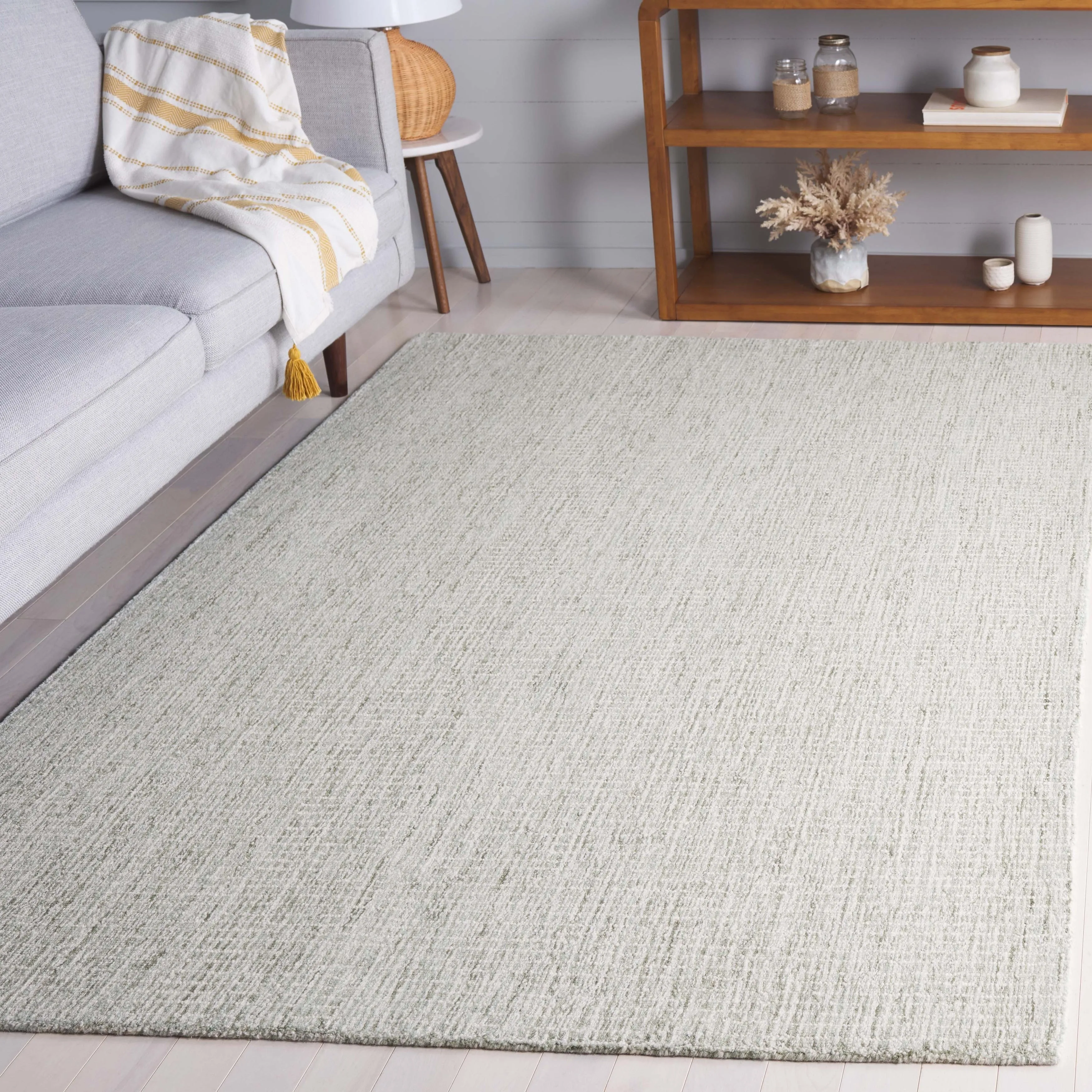 SAFAVIEH Handmade Abstract Asja Modern Wool Rug