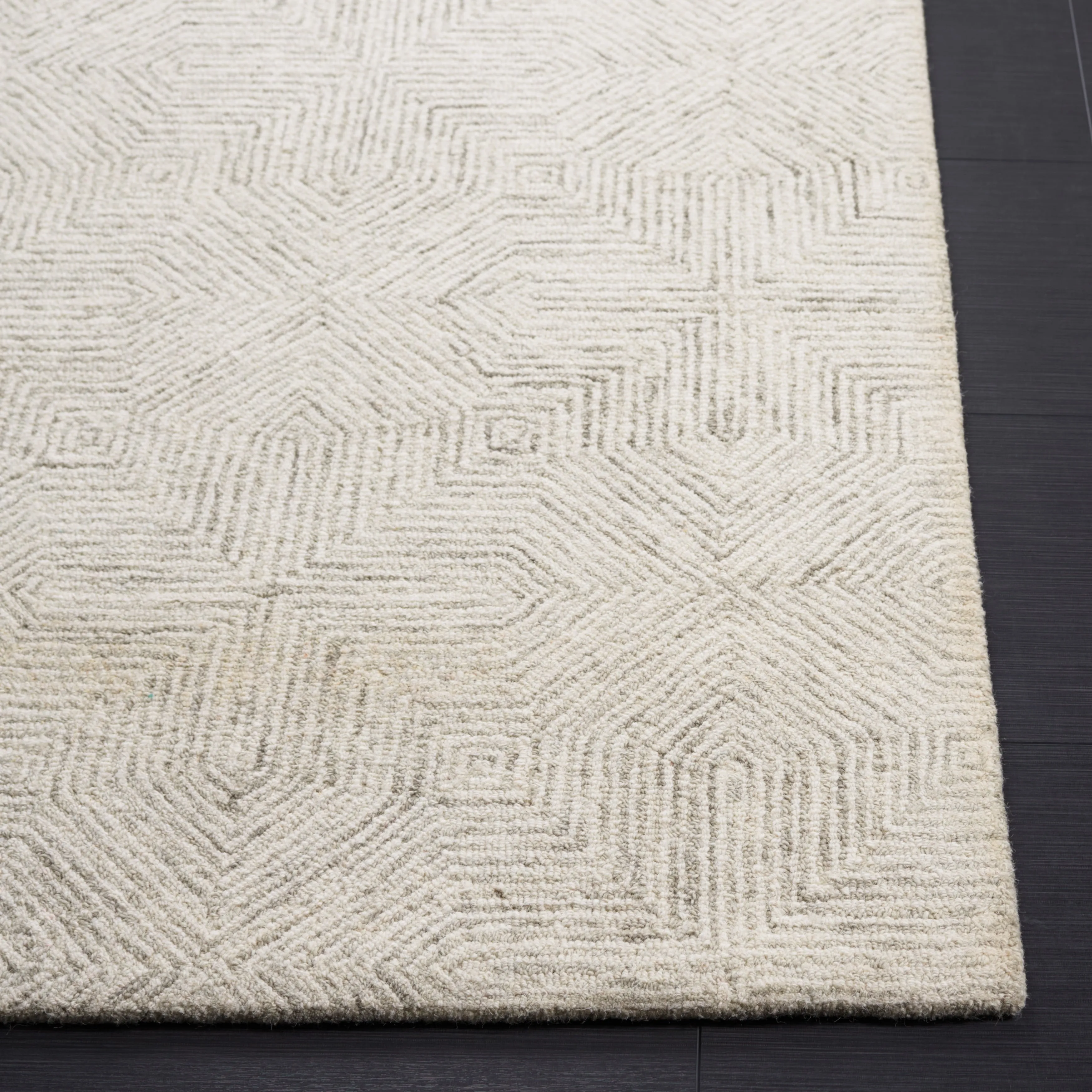 SAFAVIEH Handmade Abstract Auli Modern Wool Rug
