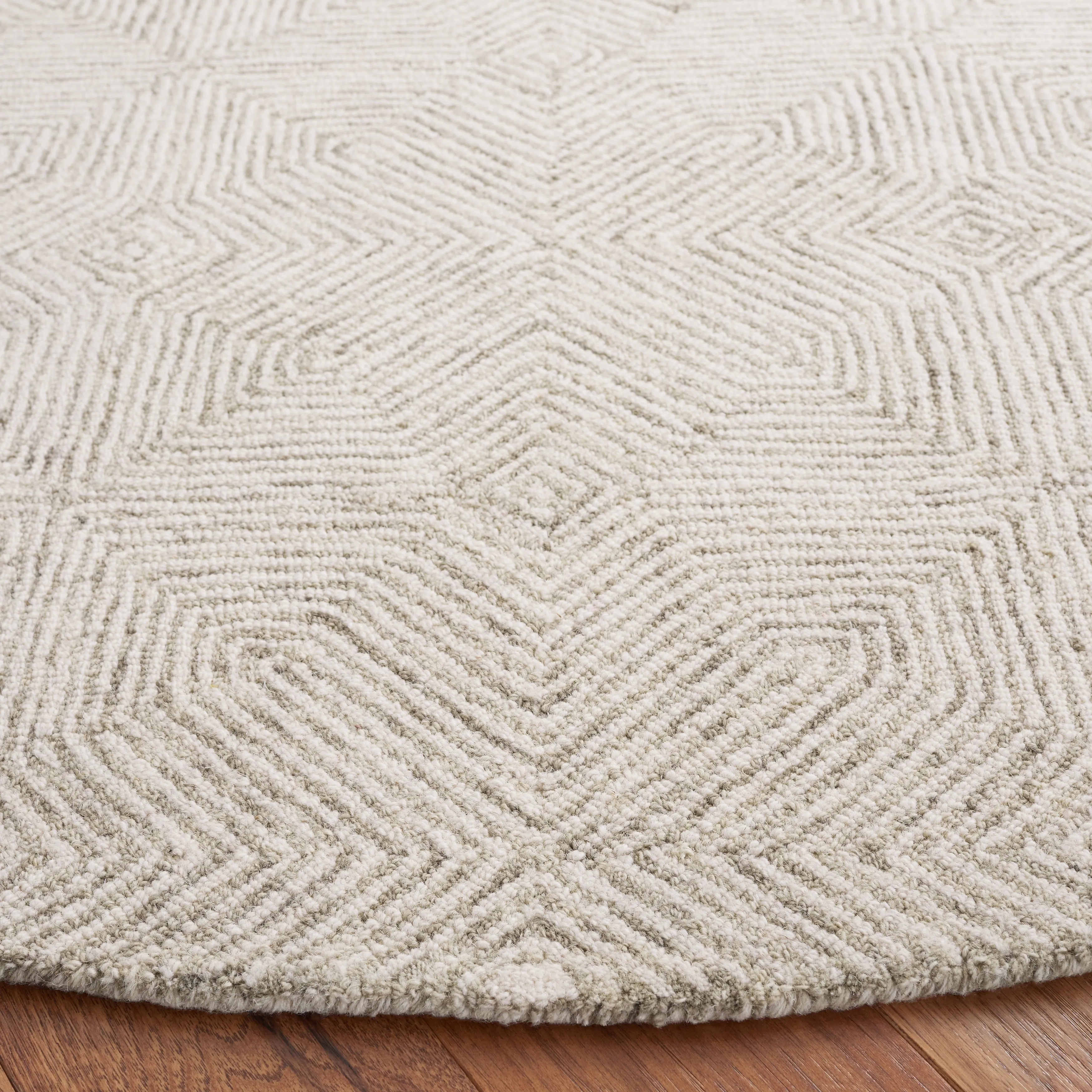 SAFAVIEH Handmade Abstract Auli Modern Wool Rug