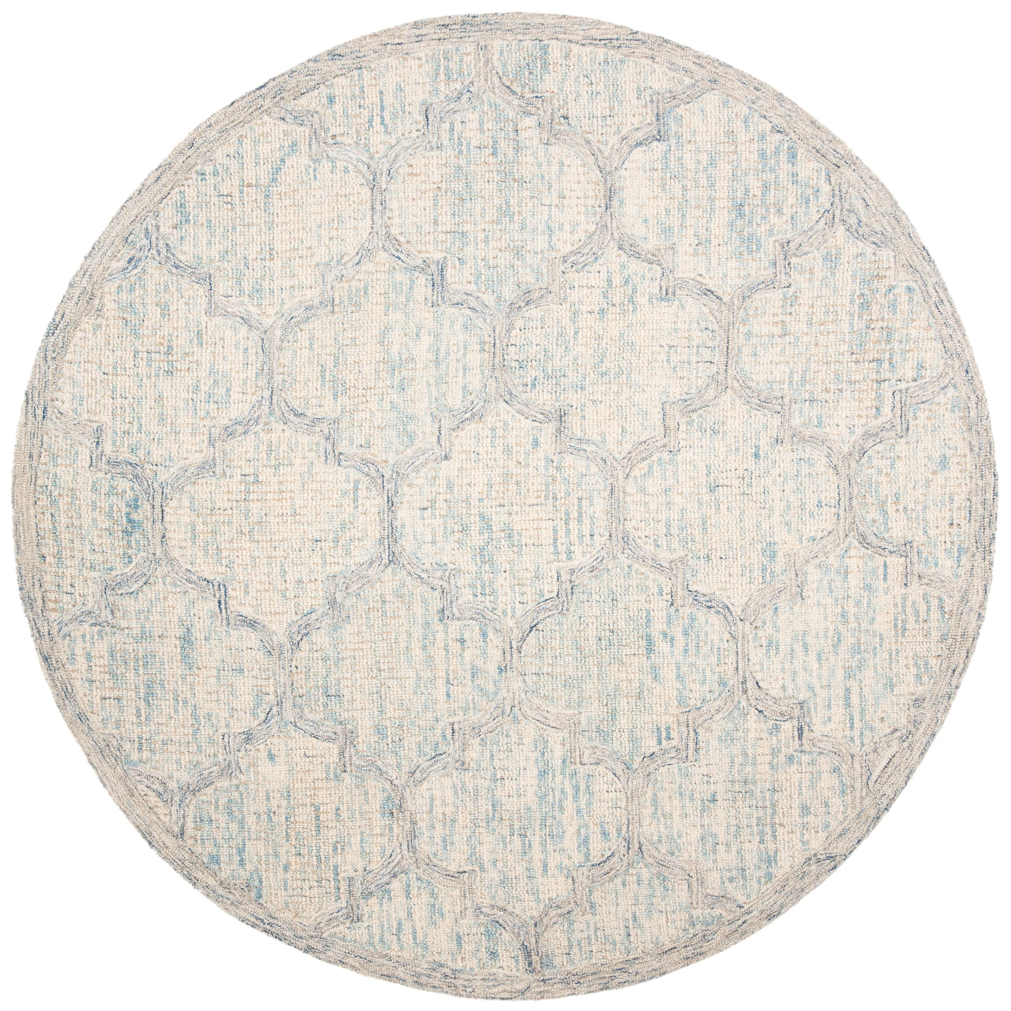 SAFAVIEH Handmade Abstract Kanan Modern Trellis Wool Area Rug