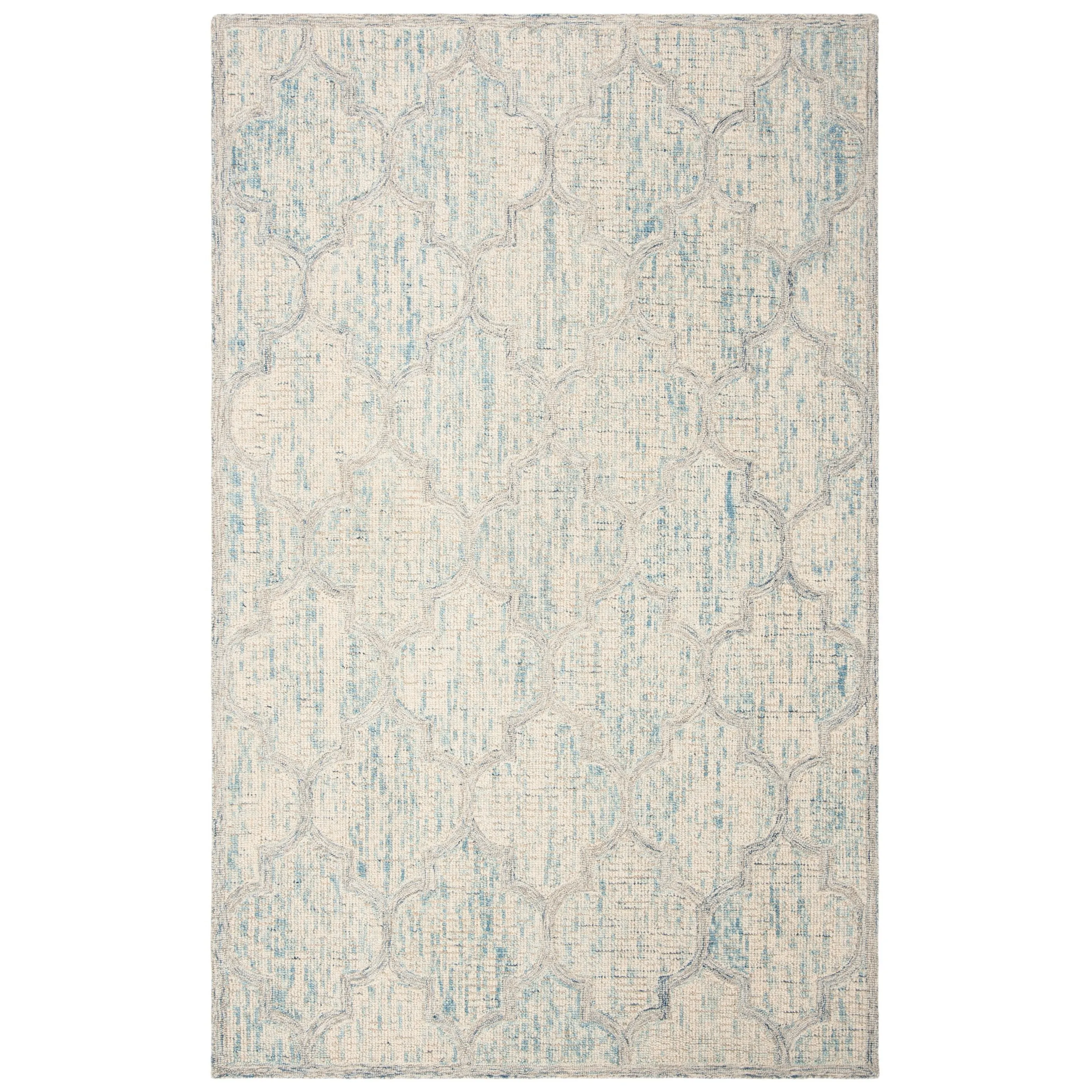 SAFAVIEH Handmade Abstract Kanan Modern Trellis Wool Area Rug