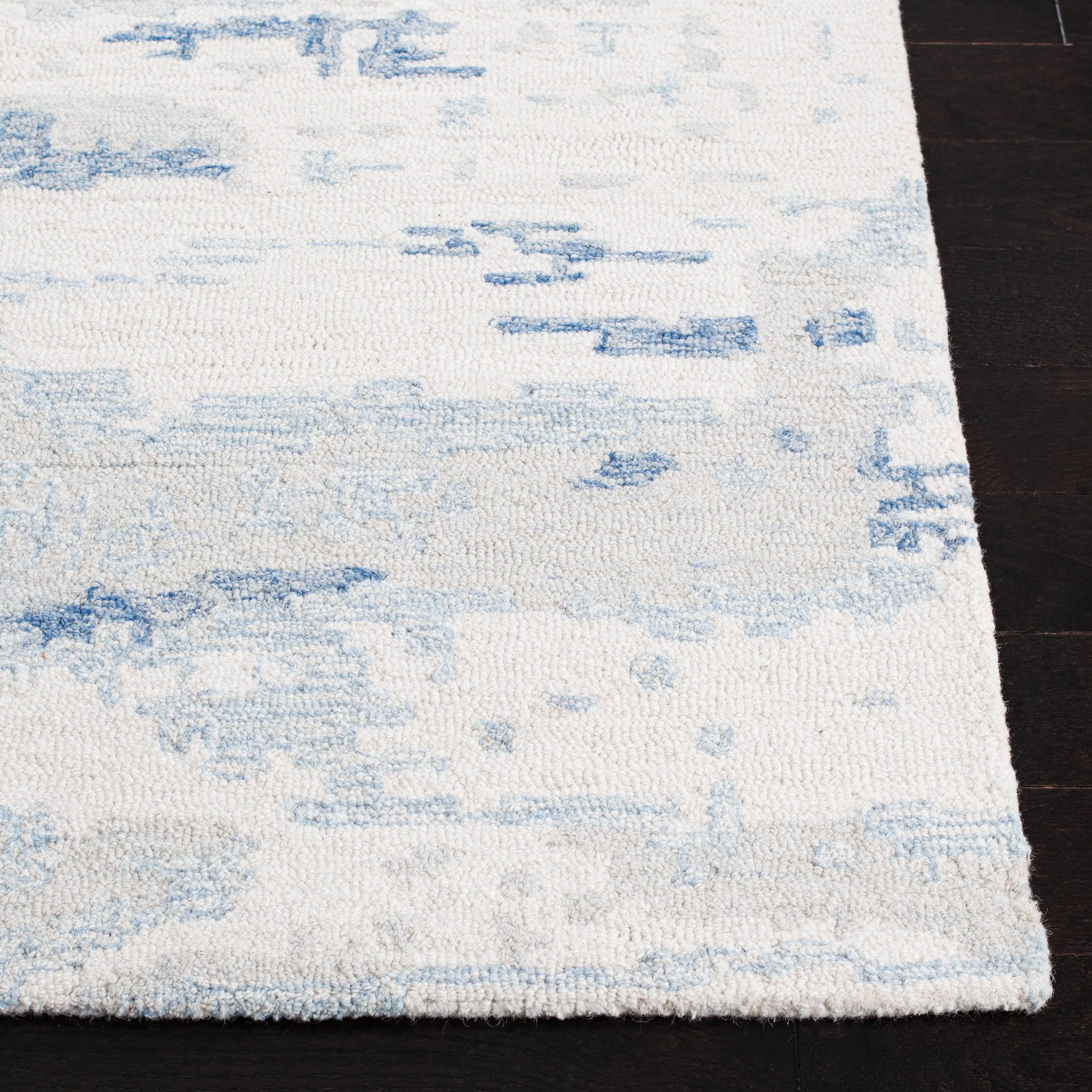SAFAVIEH Handmade Abstract Kotoko Contemporary Wool Rug