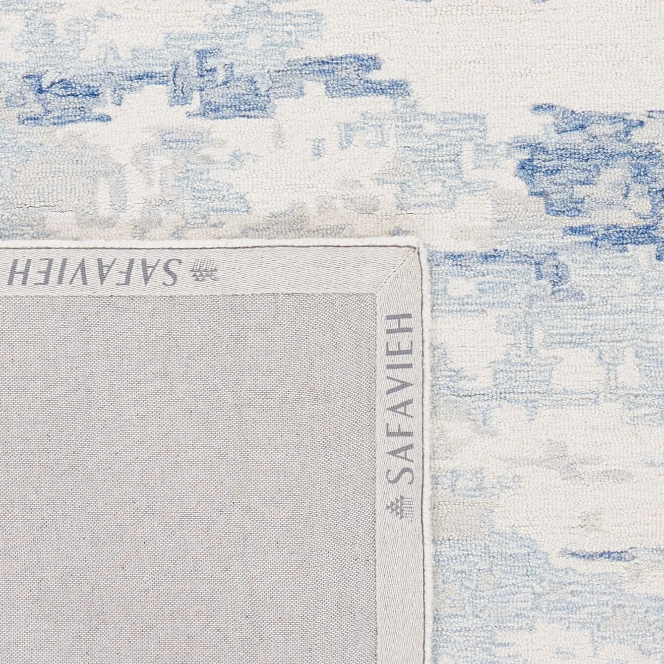 SAFAVIEH Handmade Abstract Kotoko Contemporary Wool Rug