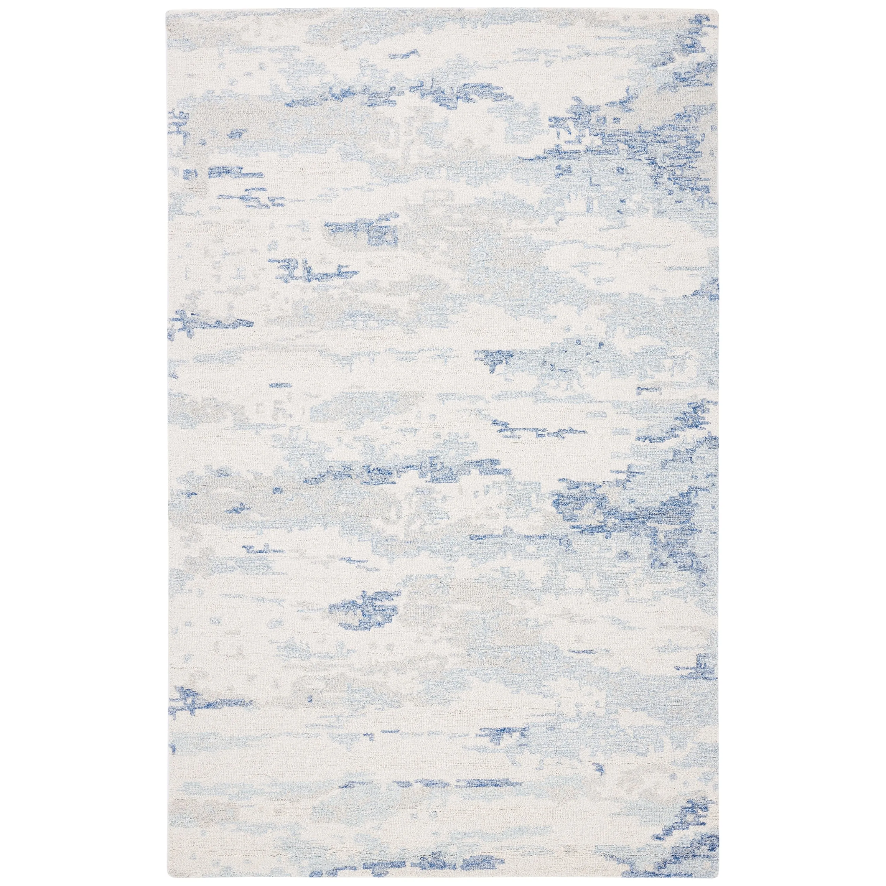 SAFAVIEH Handmade Abstract Kotoko Contemporary Wool Rug