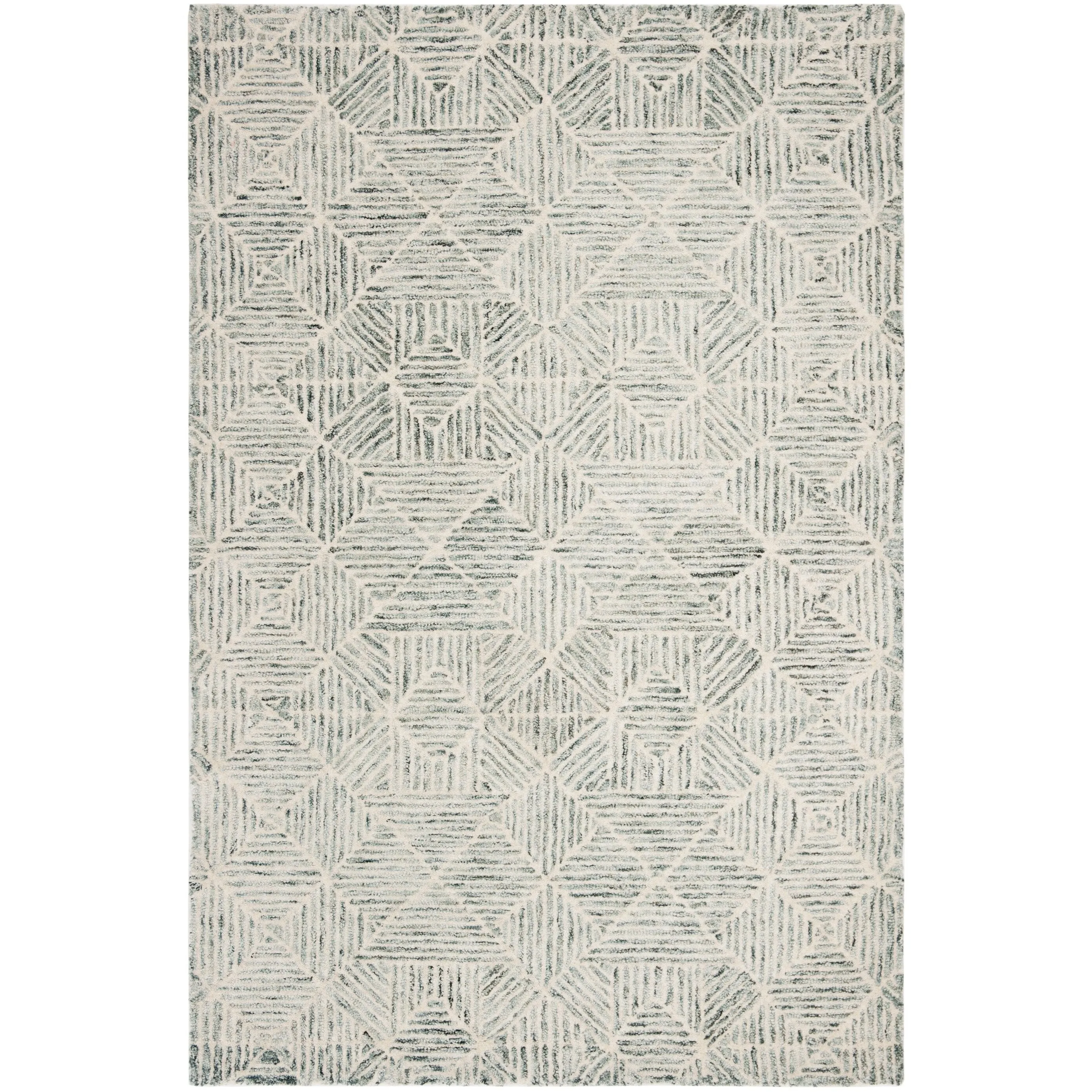 SAFAVIEH Handmade Abstract Kotoko Contemporary Wool Rug