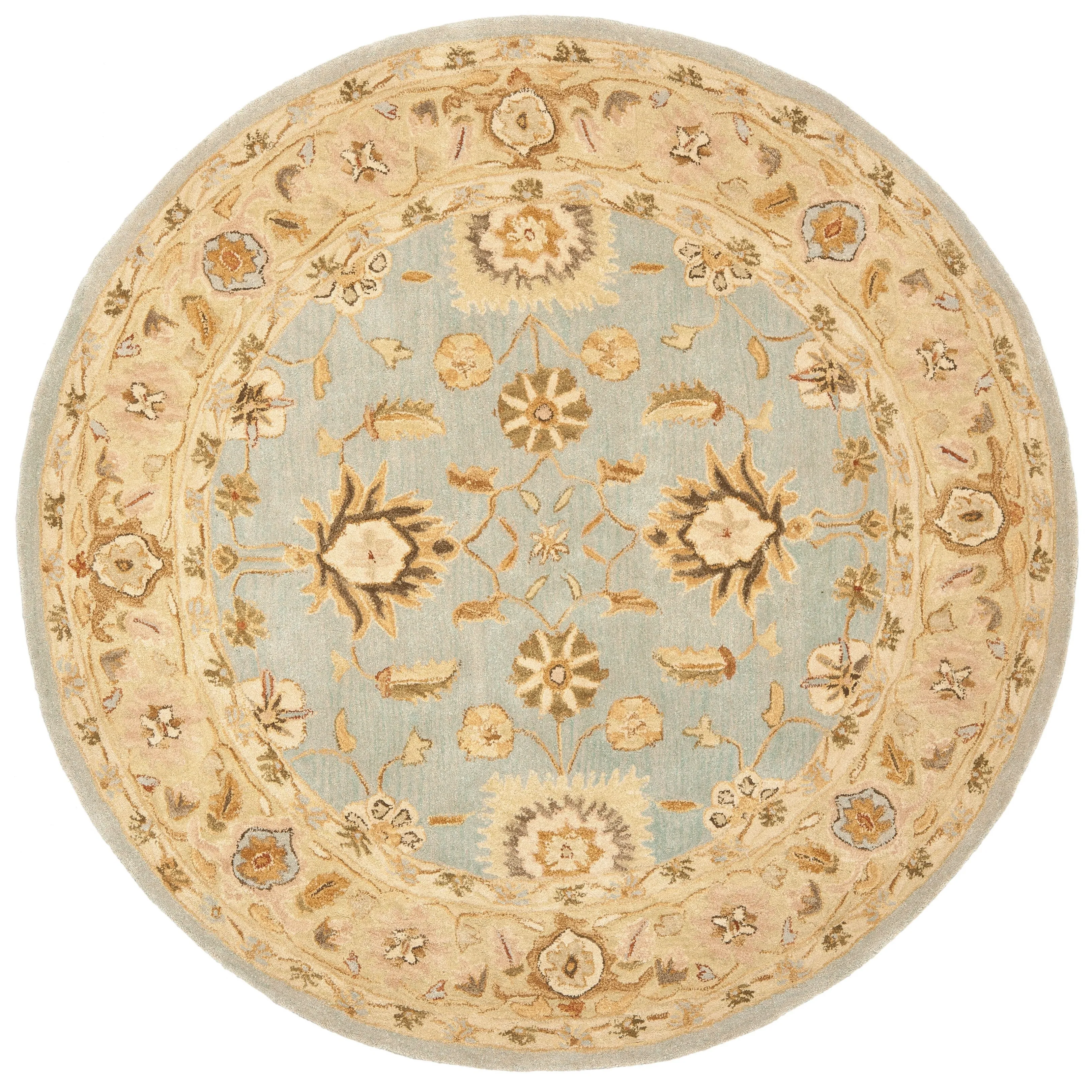 SAFAVIEH Handmade Anatolia Ibala Traditional Hand-spun Wool Rug