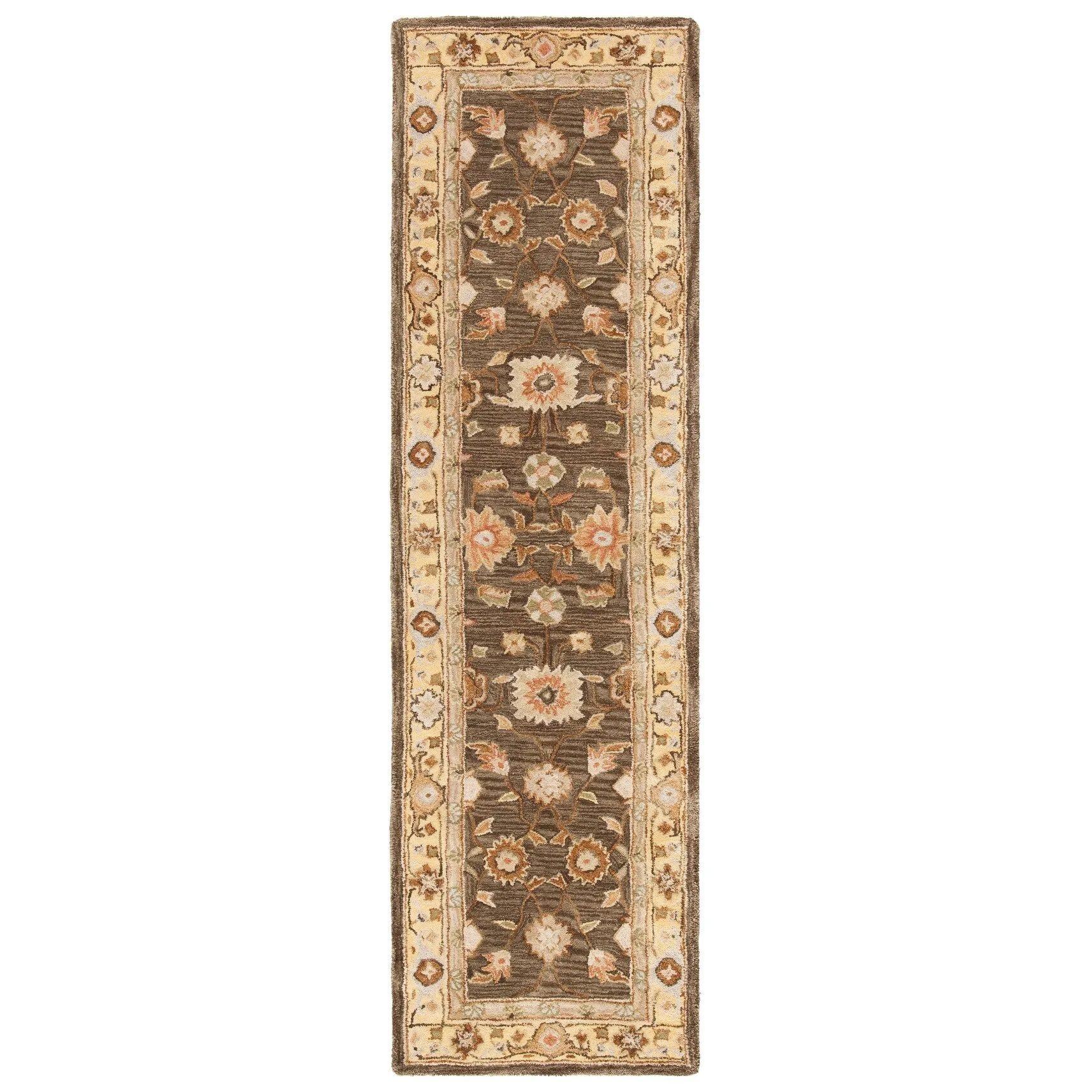 SAFAVIEH Handmade Anatolia Ibala Traditional Hand-spun Wool Rug
