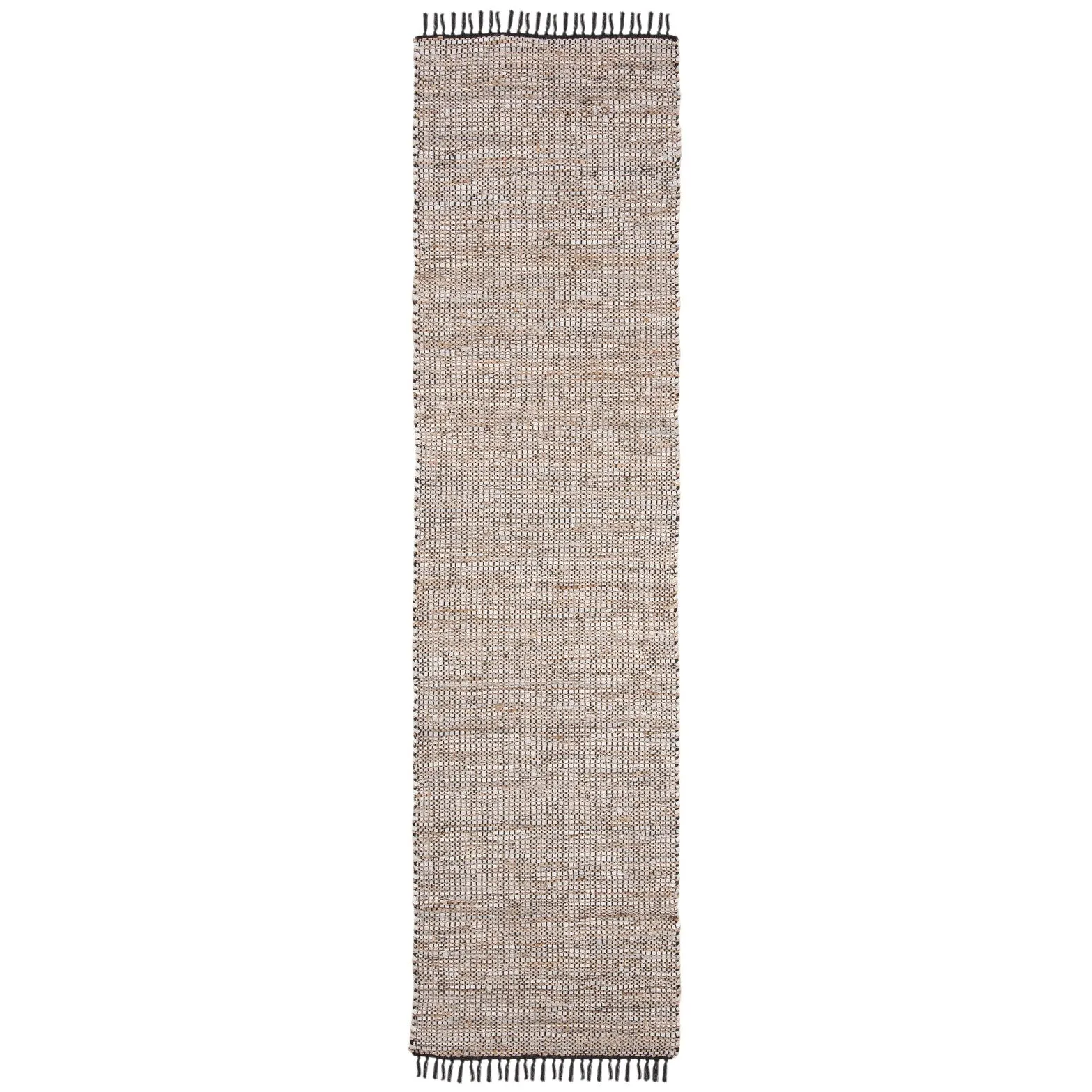 SAFAVIEH Handmade Anjela Leather Boho Stripe Area Rug