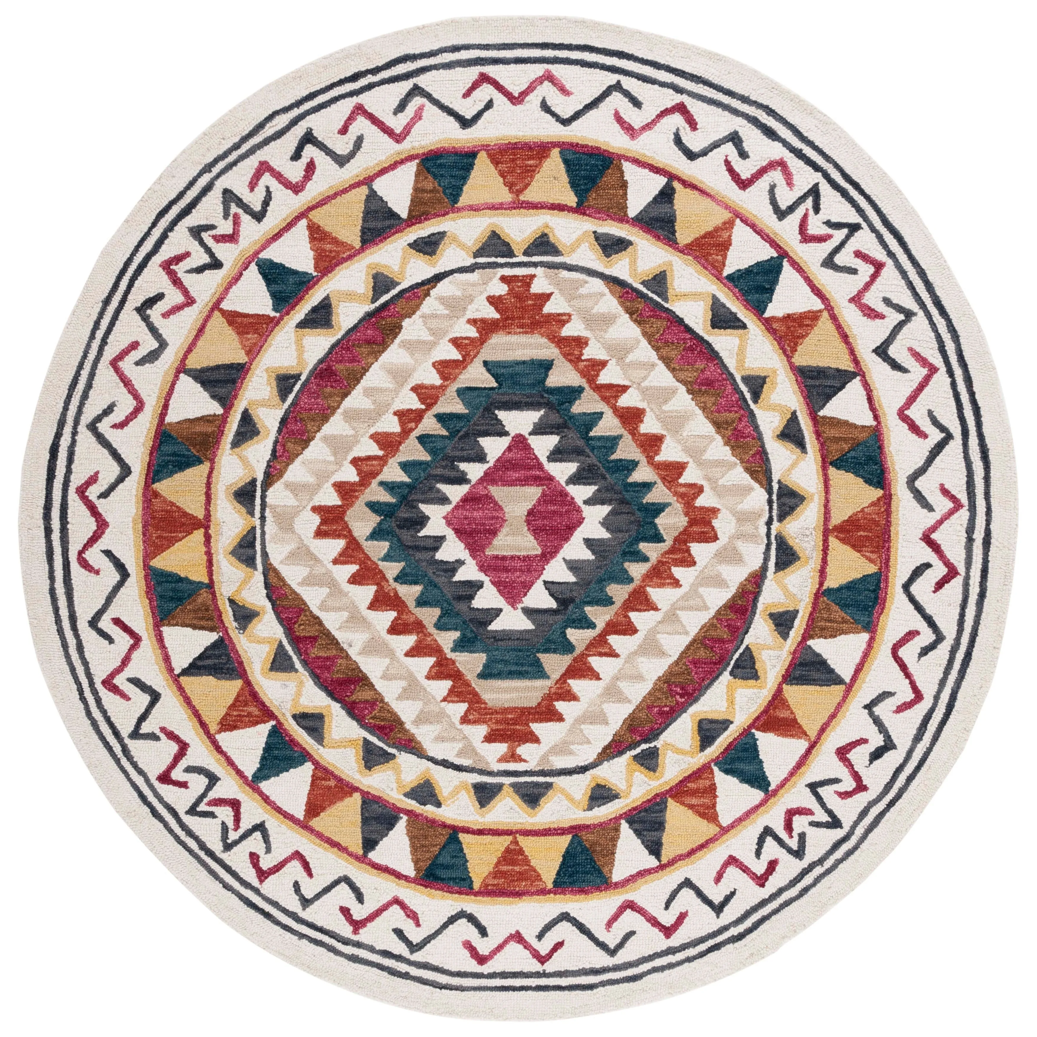 SAFAVIEH Handmade Aspen Despoina Bohemian & Eclectic Tribal Wool