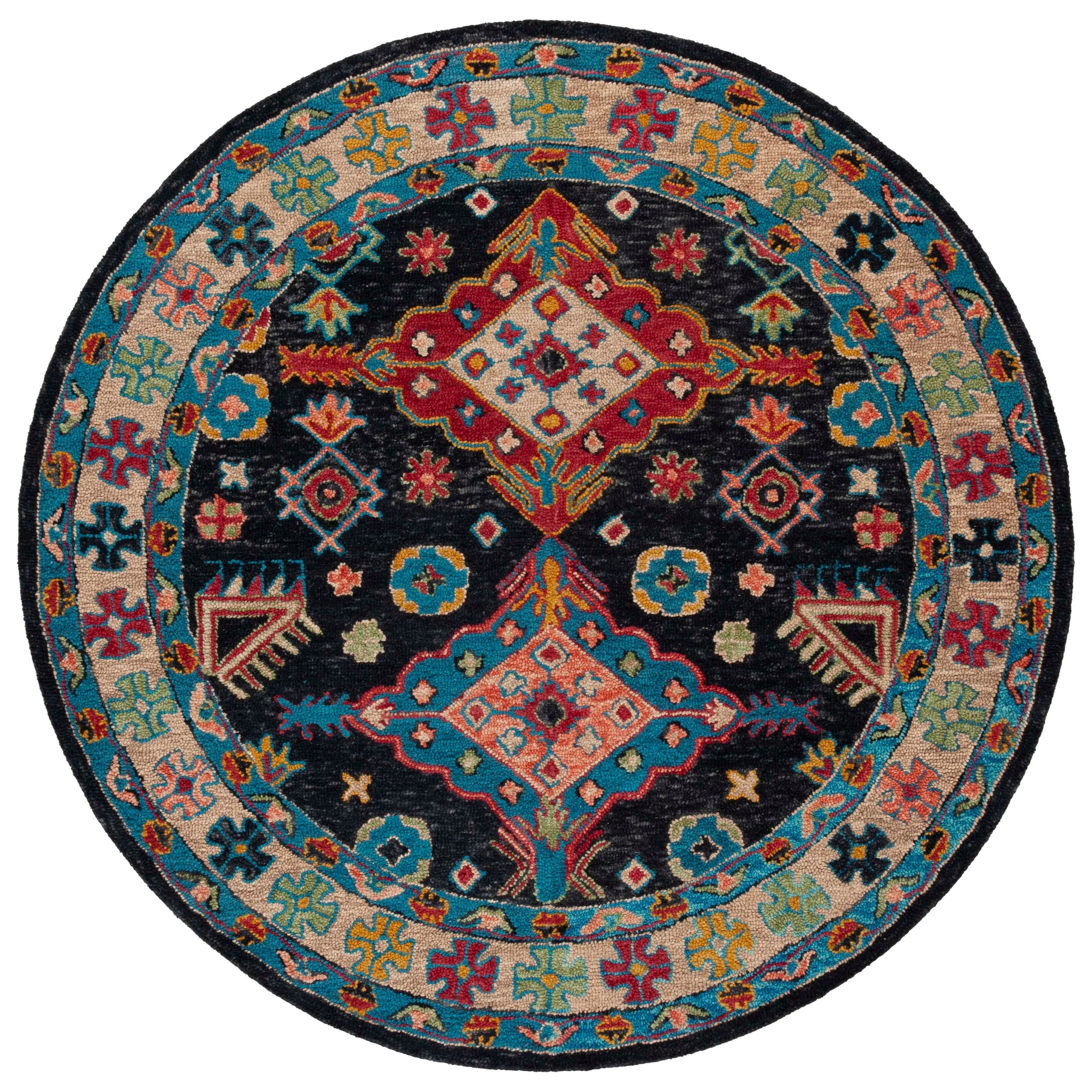 SAFAVIEH Handmade Aspen Sigurora Bohemian Wool Rug