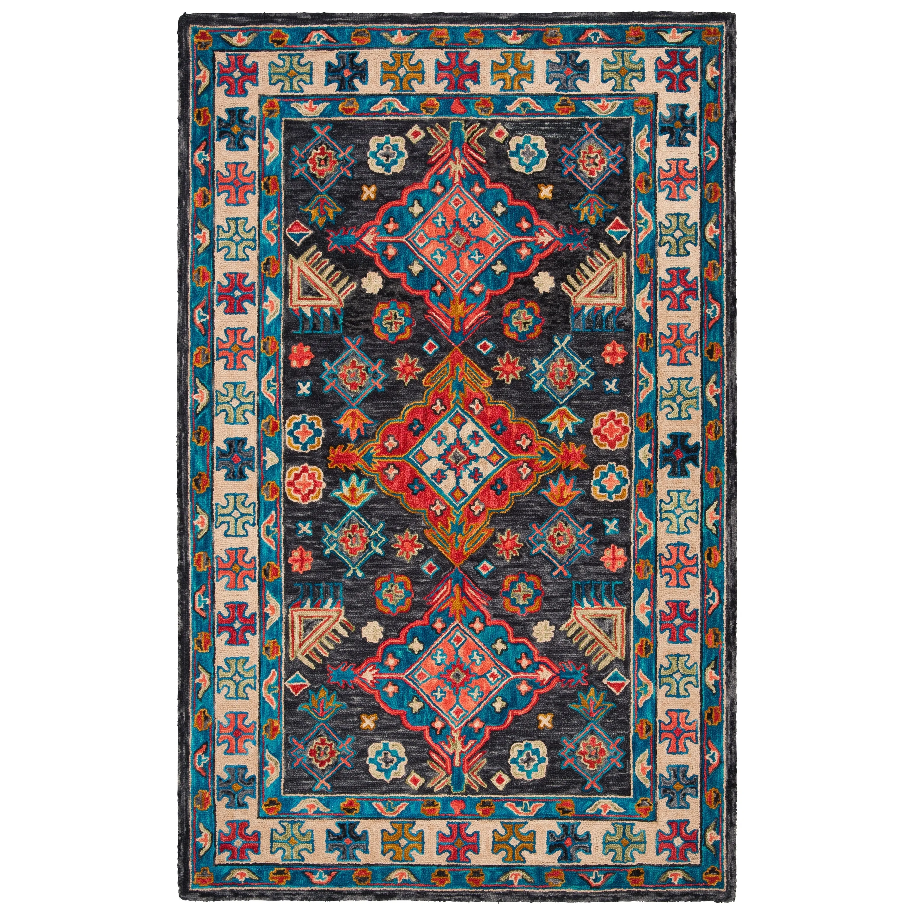 SAFAVIEH Handmade Aspen Sigurora Bohemian Wool Rug