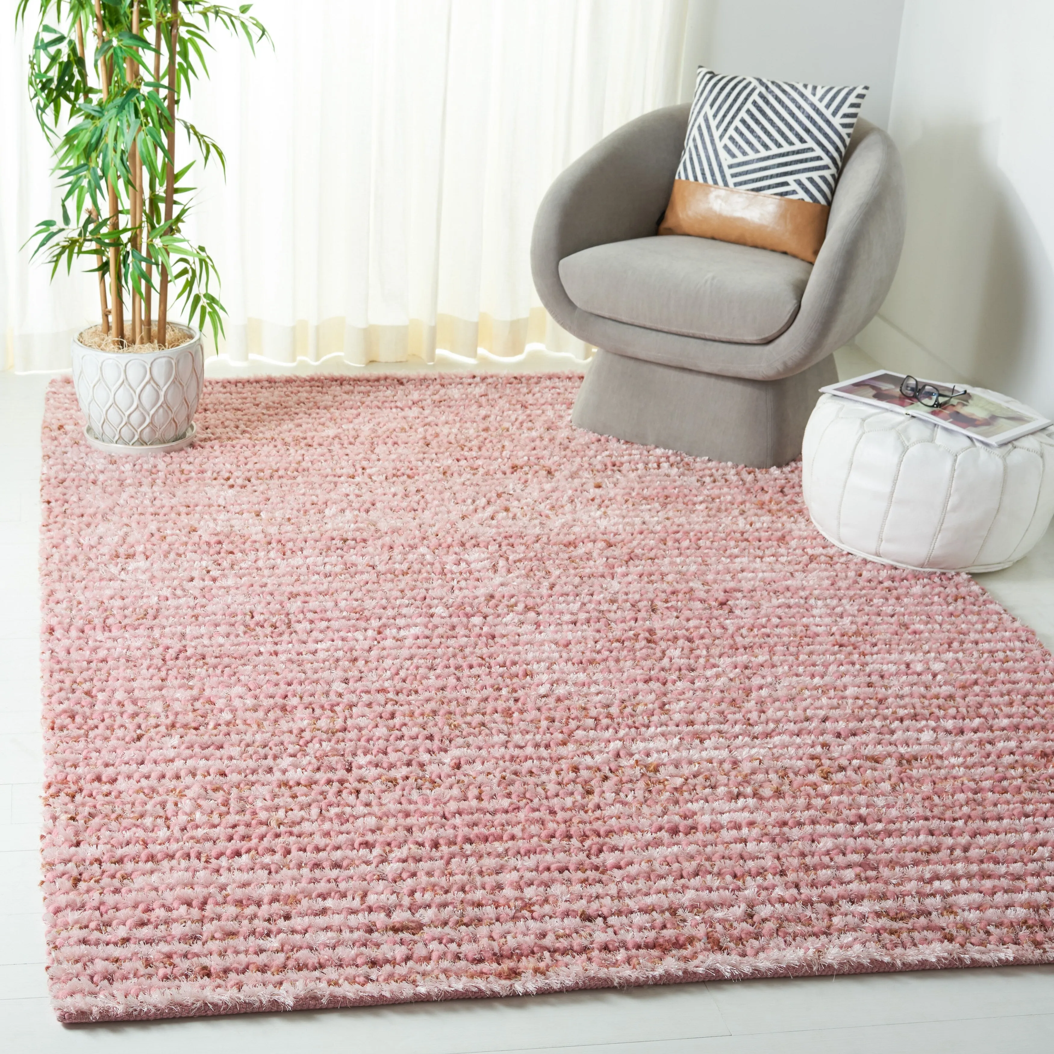 SAFAVIEH Handmade Aspen Symone Ashton Solid Wool Rug
