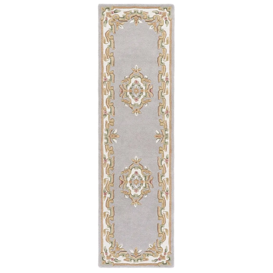 SAFAVIEH Handmade Aubusson Hale Traditional Wool Rug.