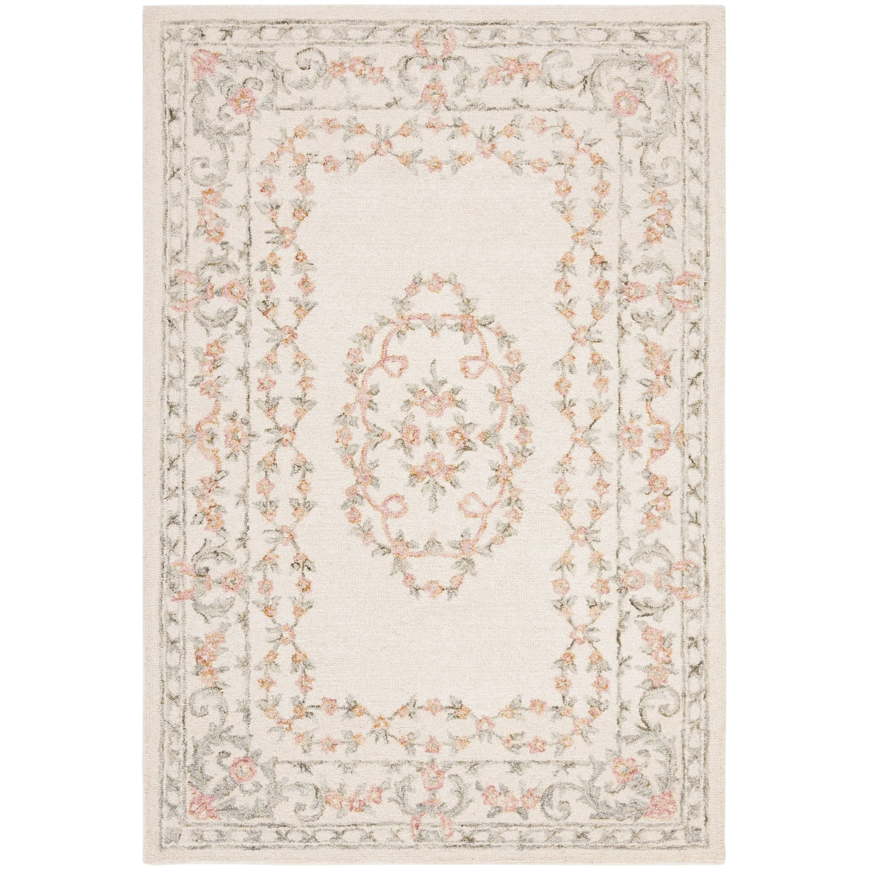 SAFAVIEH Handmade Aubusson Zavastia Traditional Oriental Wool Rug