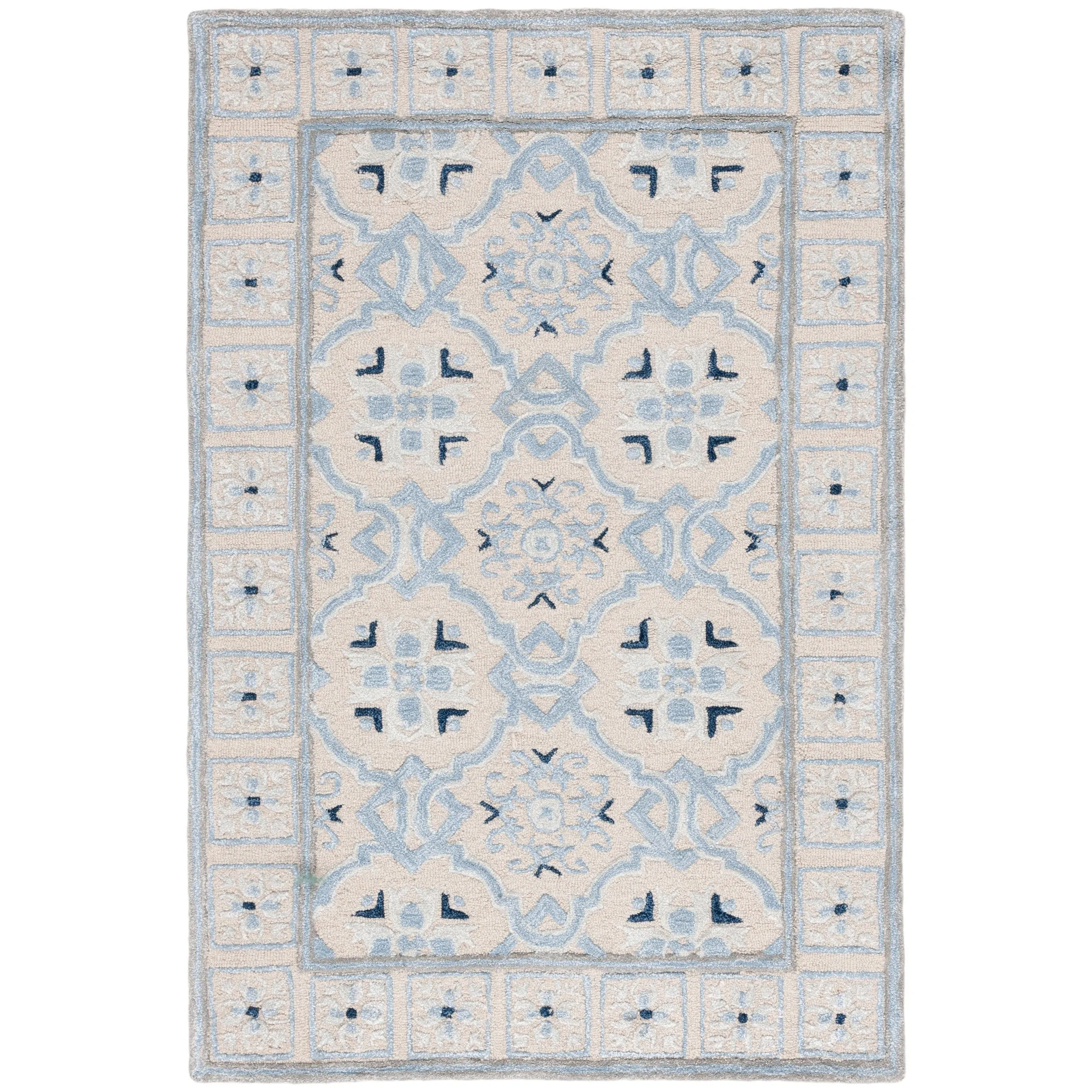 SAFAVIEH Handmade Bella Rodica Modern Floral Wool Rug