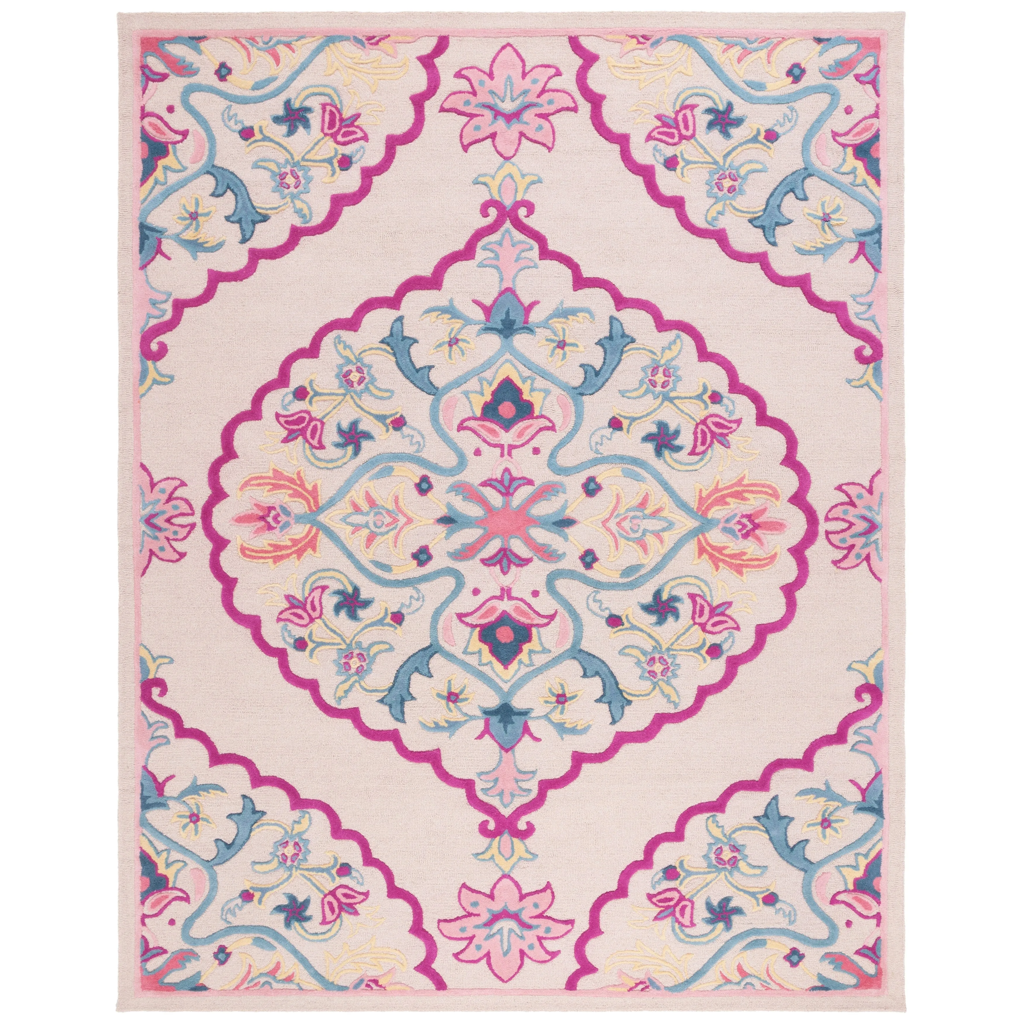 SAFAVIEH Handmade Bellagio Cailin Medallion Wool Rug