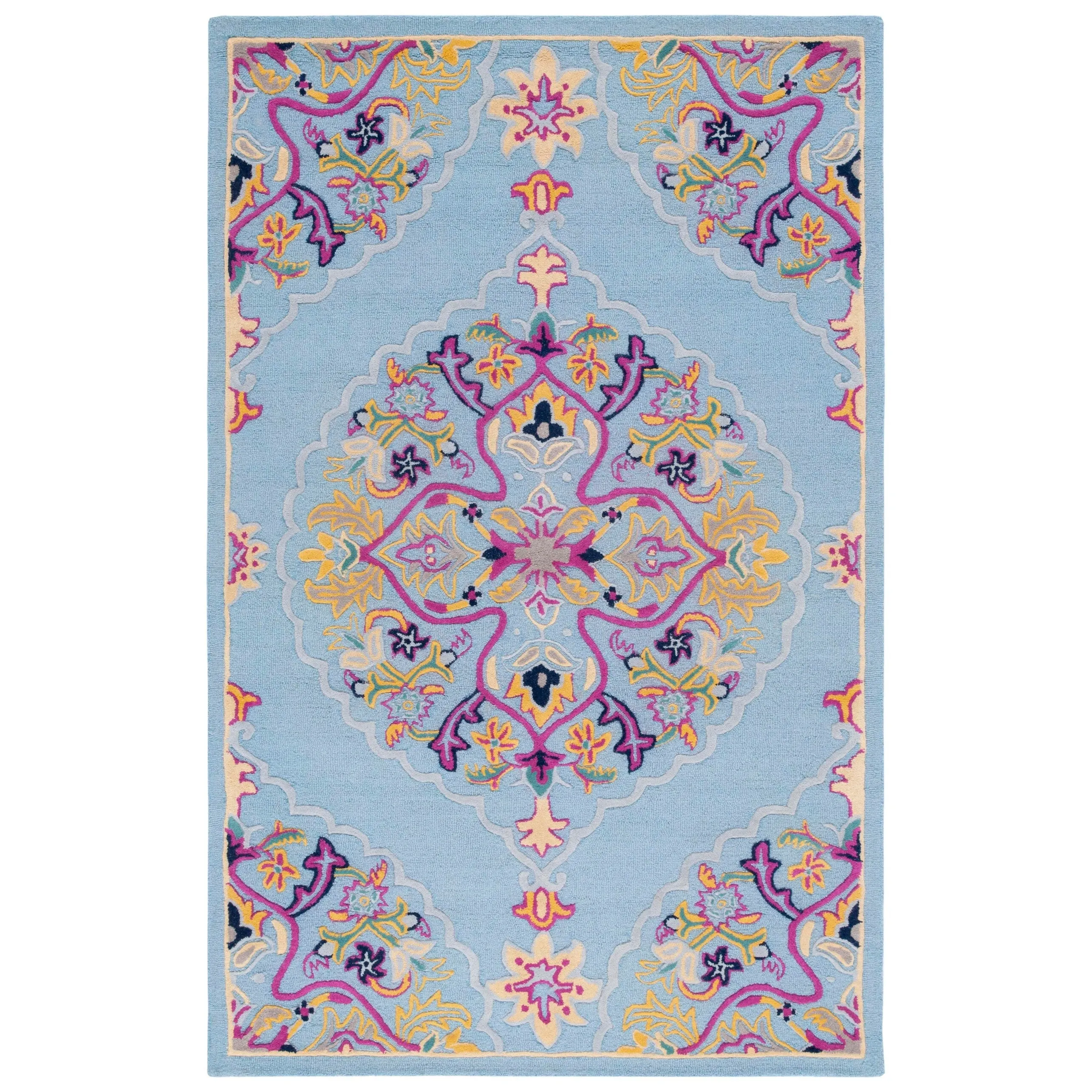 SAFAVIEH Handmade Bellagio Cailin Medallion Wool Rug